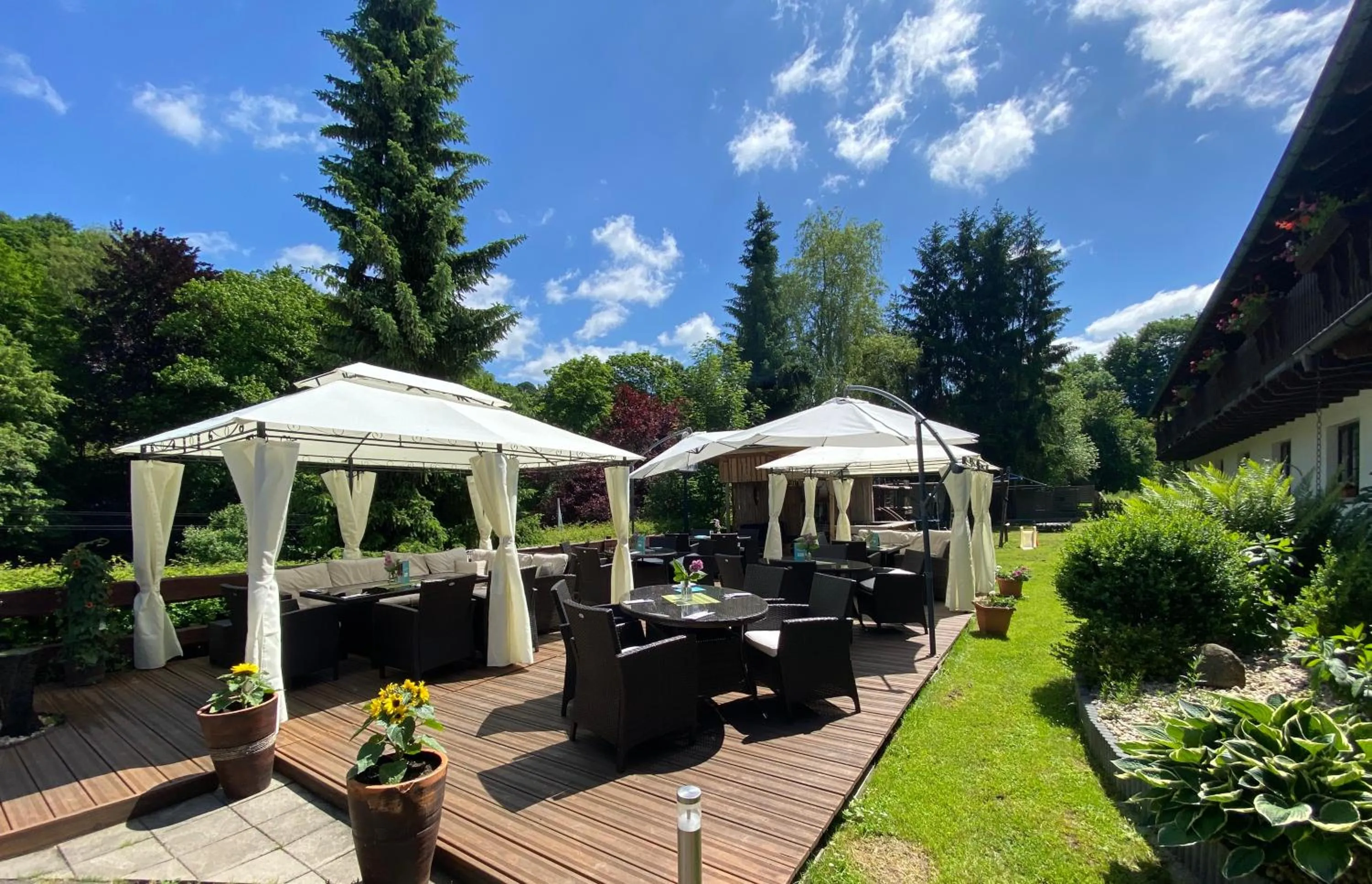 Garden in Hotel Jägerklause