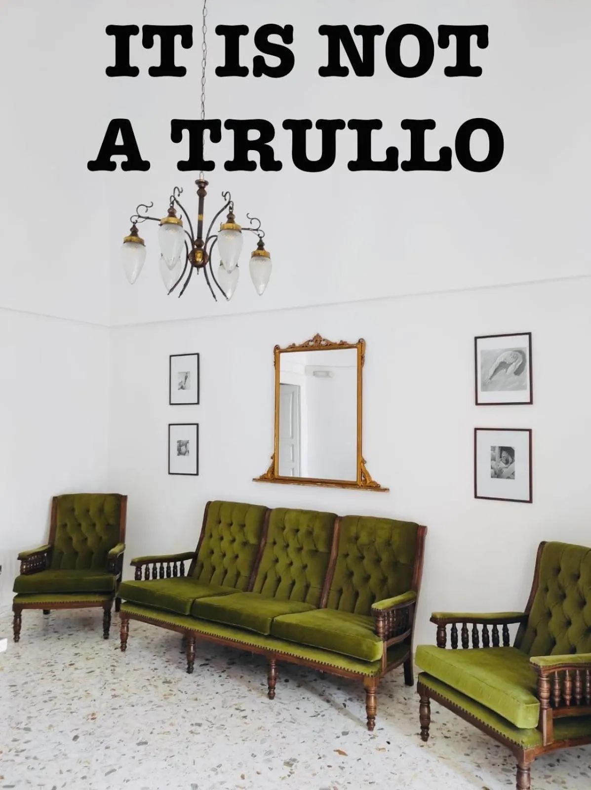 Living room in Charming Trulli