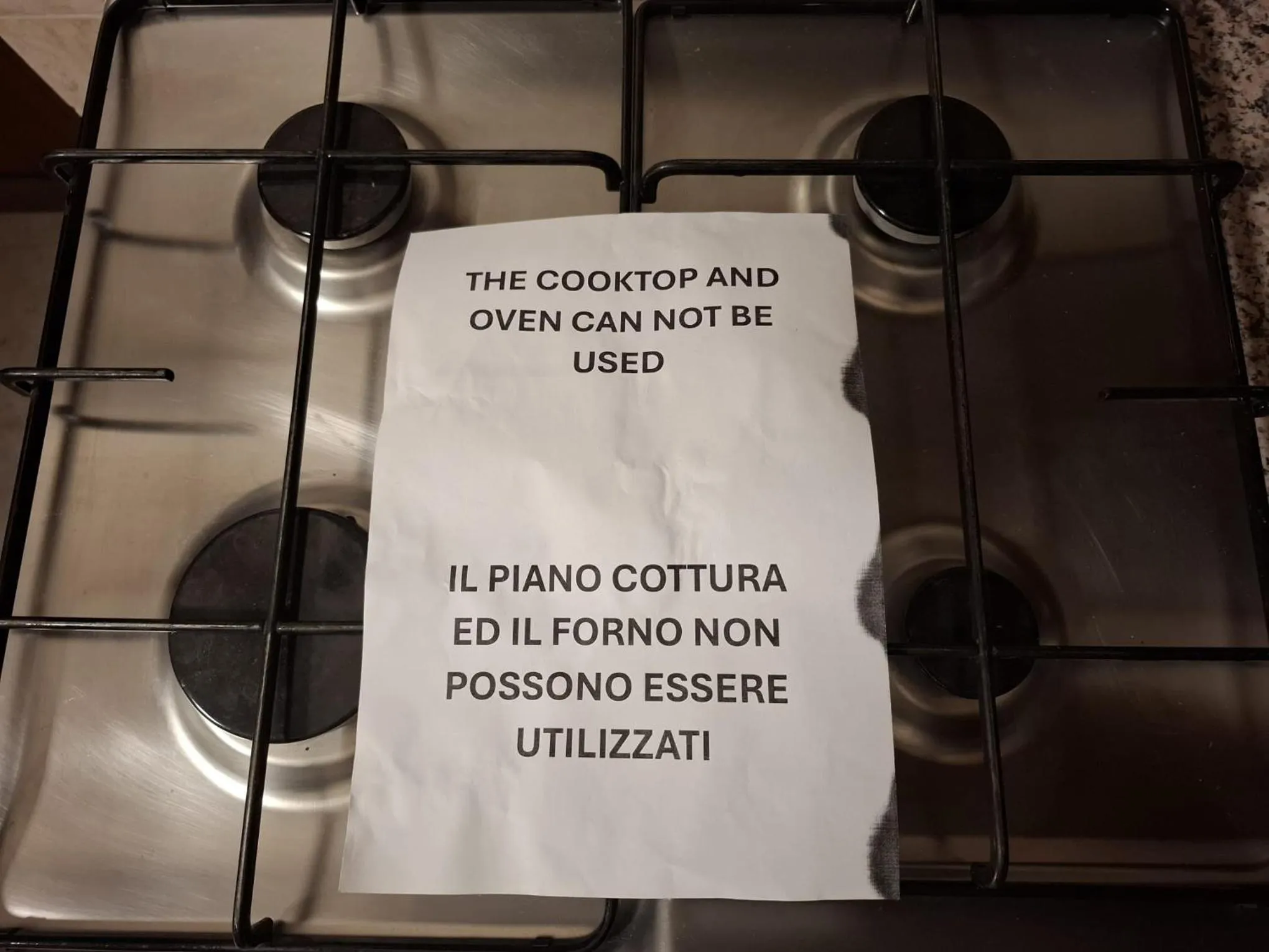 stove in Charming Trulli