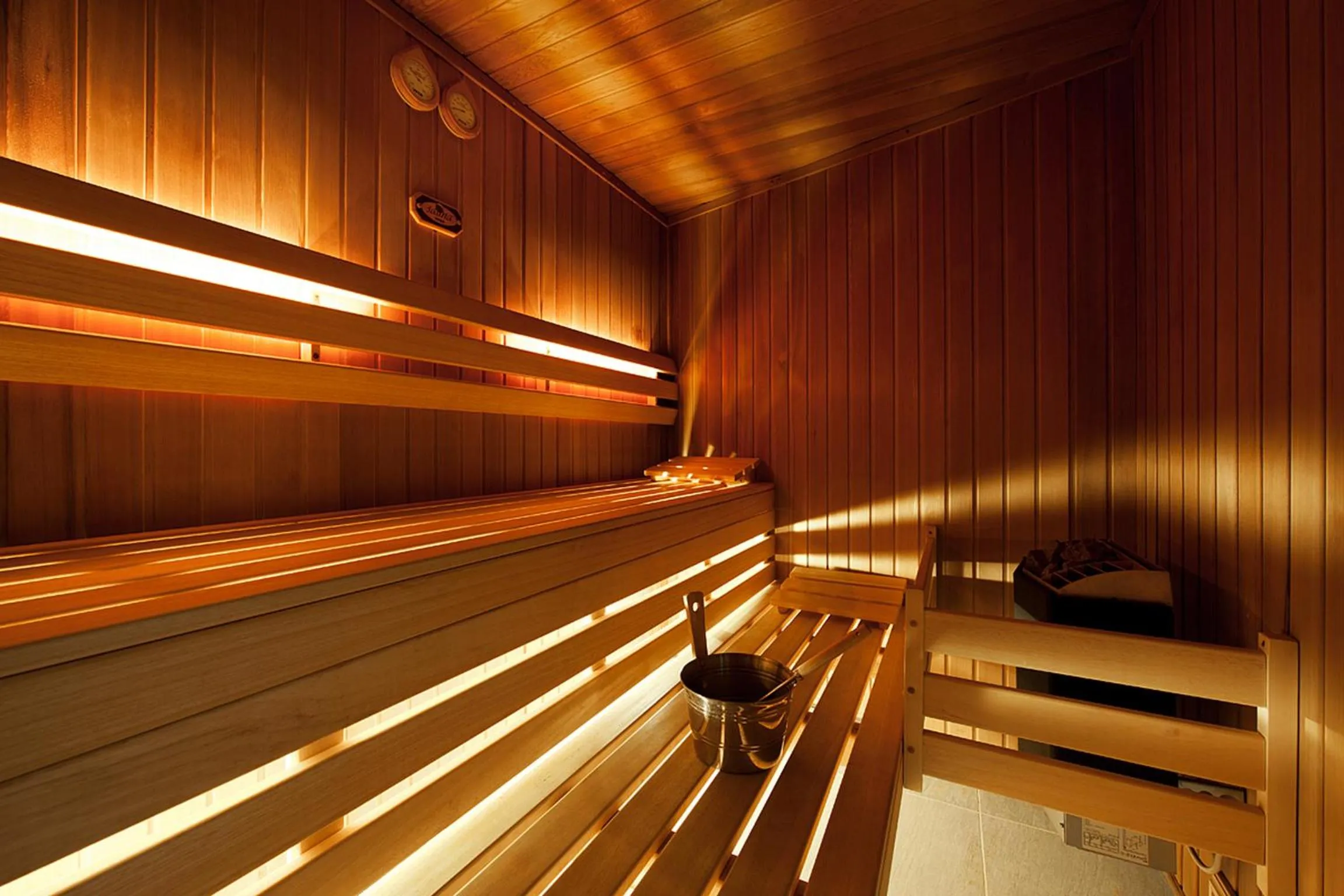 Sauna in Niebieski Art Hotel & Spa