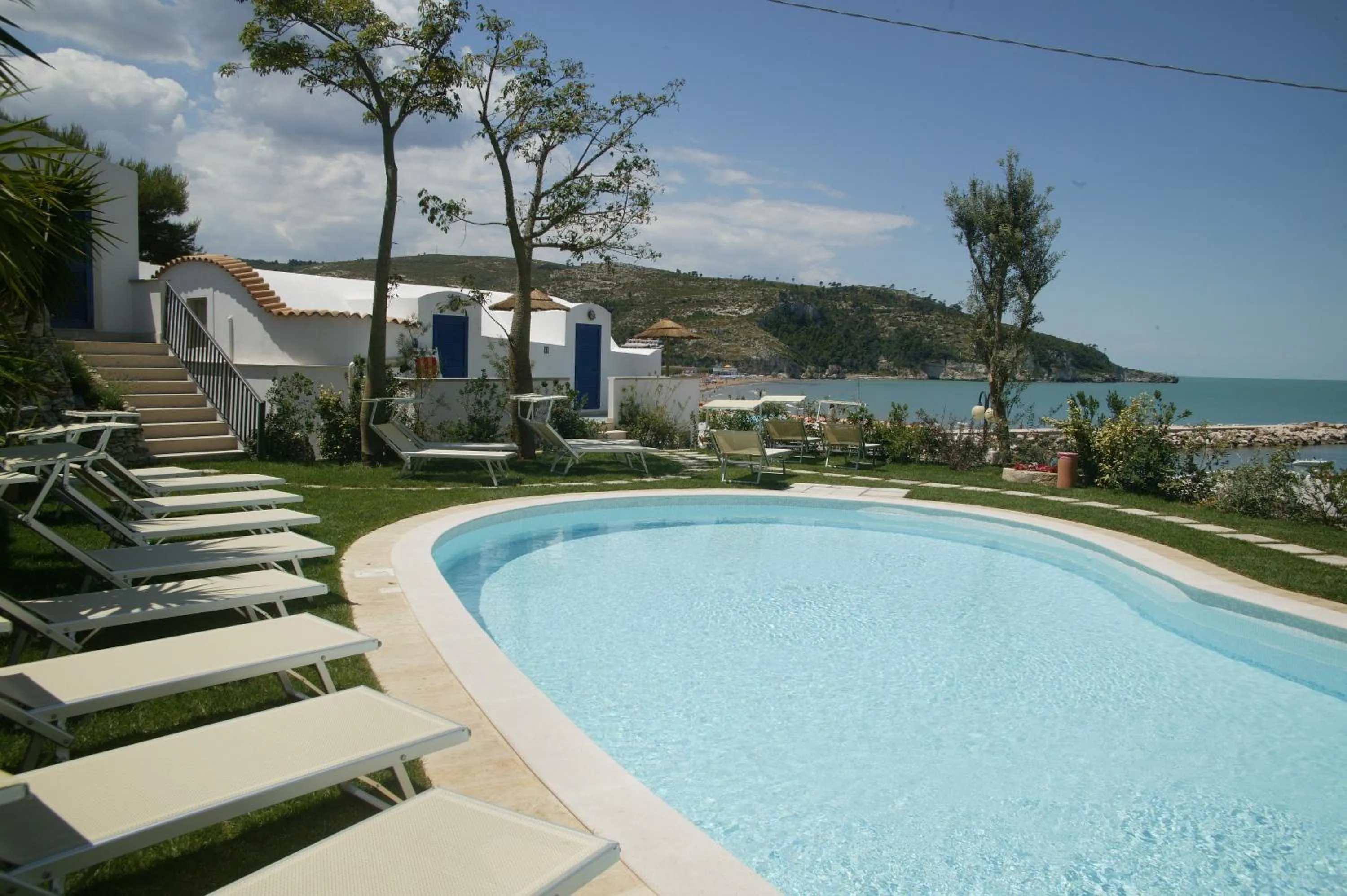 Pool view in Hotel Elisa - Spiaggia Privata Inclusa