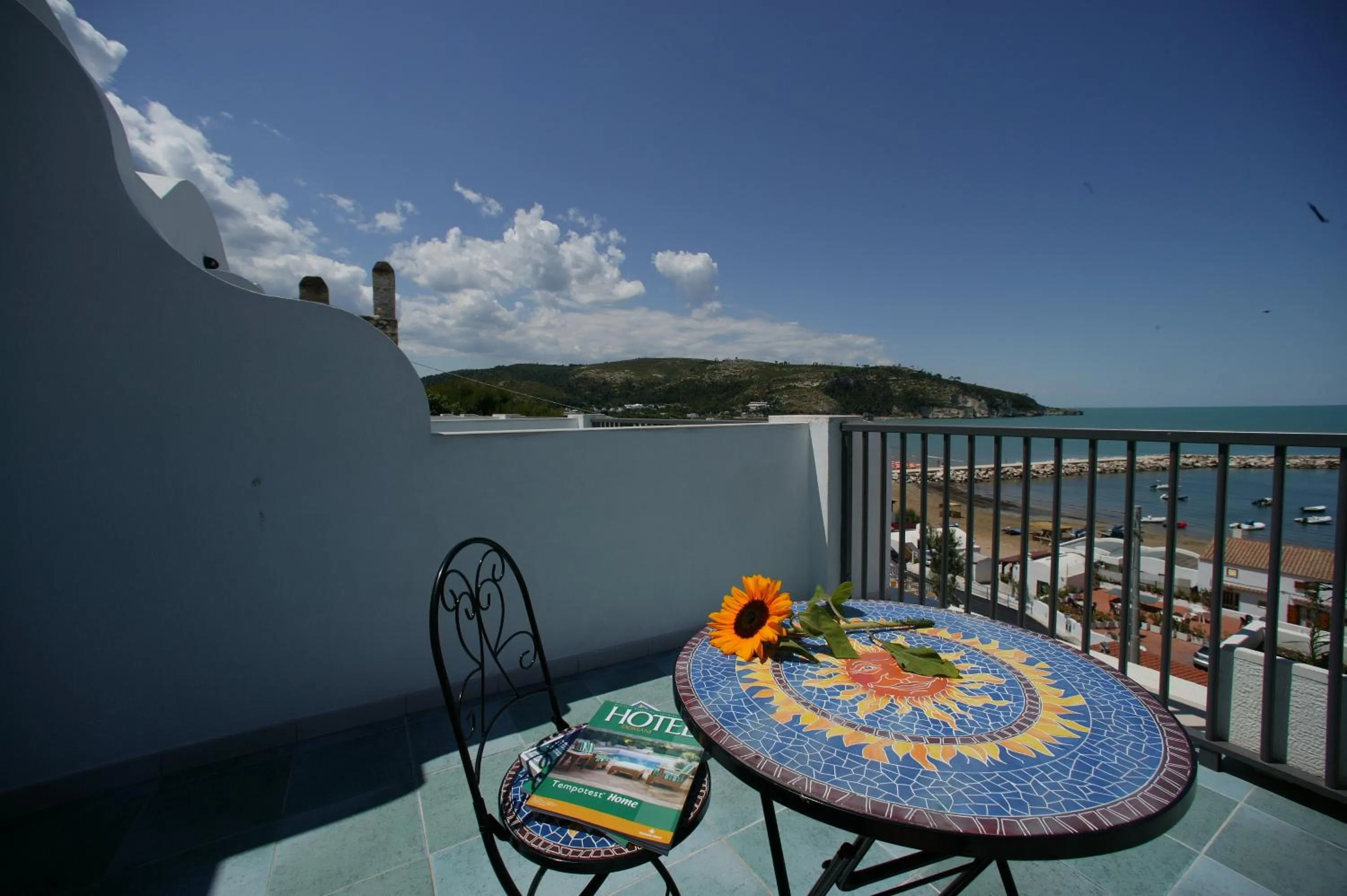 Balcony/Terrace in Hotel Elisa - Spiaggia Privata Inclusa
