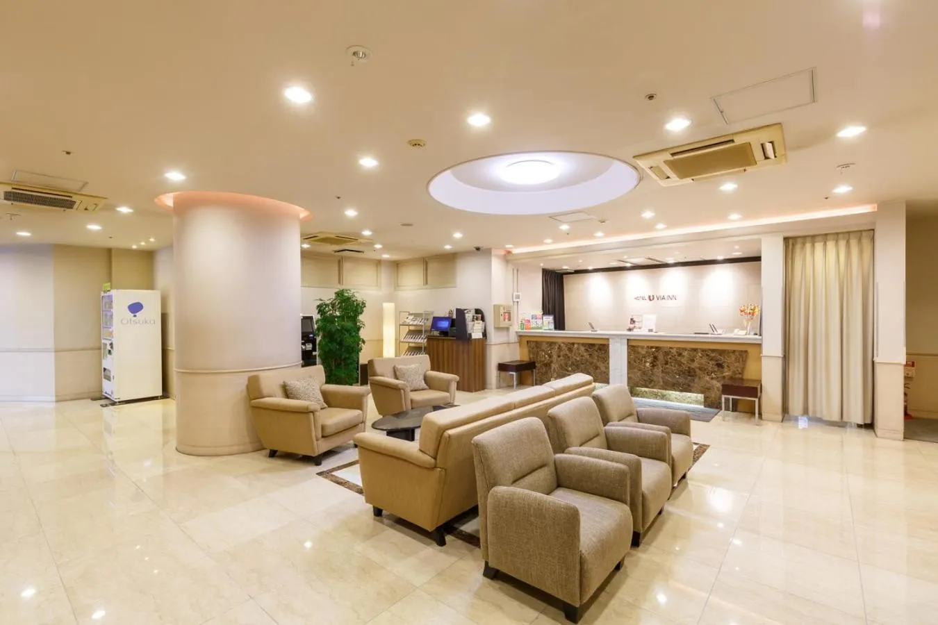 Lobby or reception, Lobby/Reception in Via Inn Hiroshima Kanayamacho