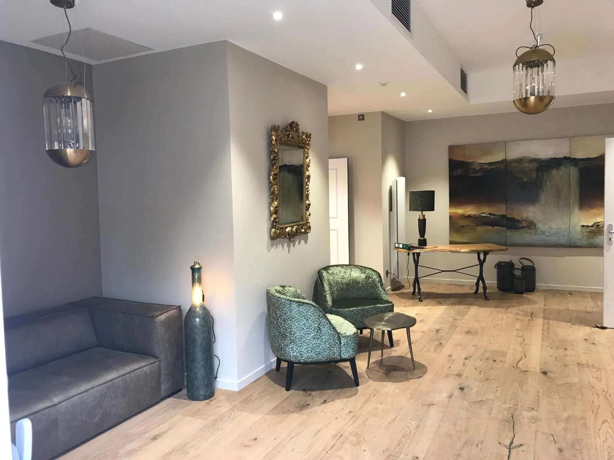 Lobby or reception in Château de Pourtalès