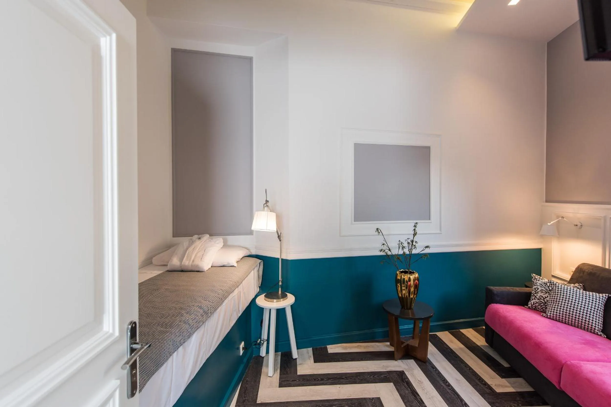 Living room, Bed in Elia Portou Due