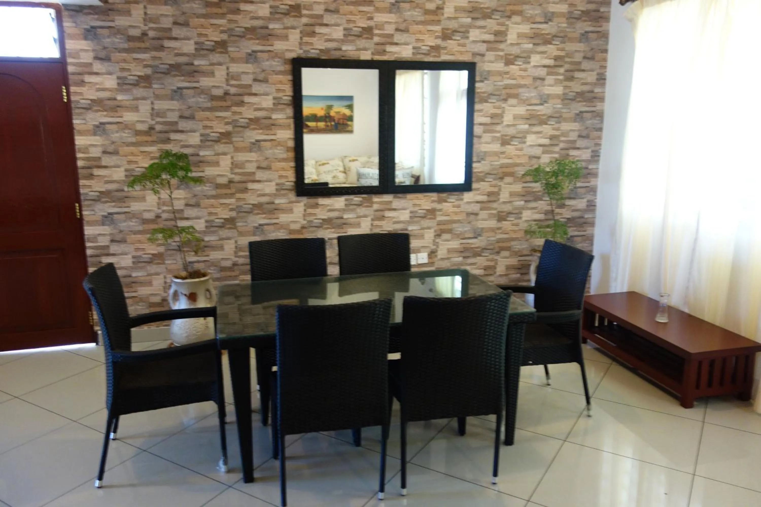 Dining area in Morning Star Diani