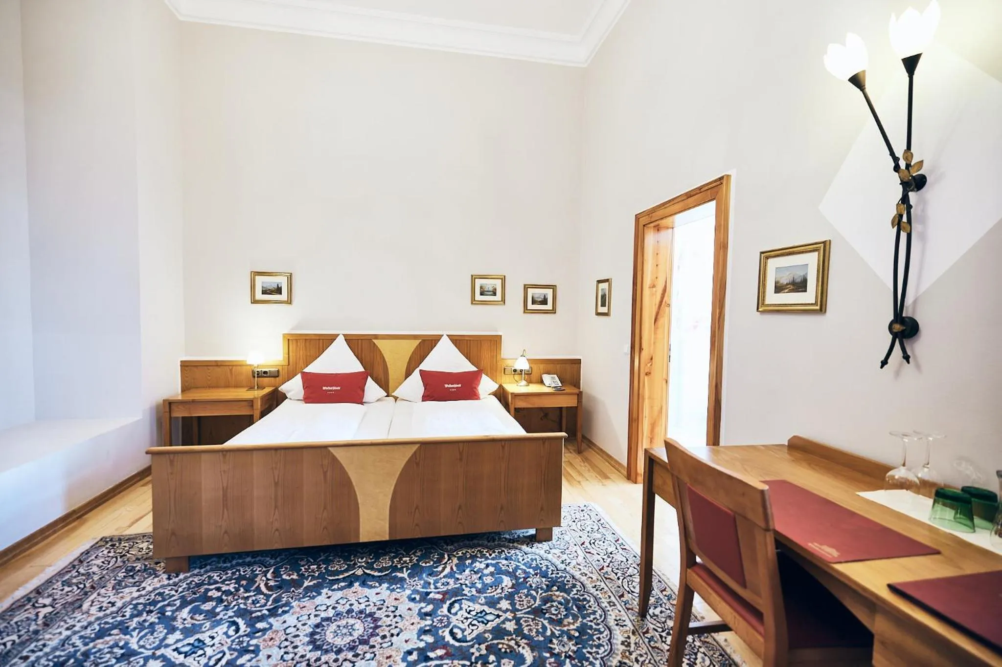 Bed in Hotel & Restaurant Waldschloss