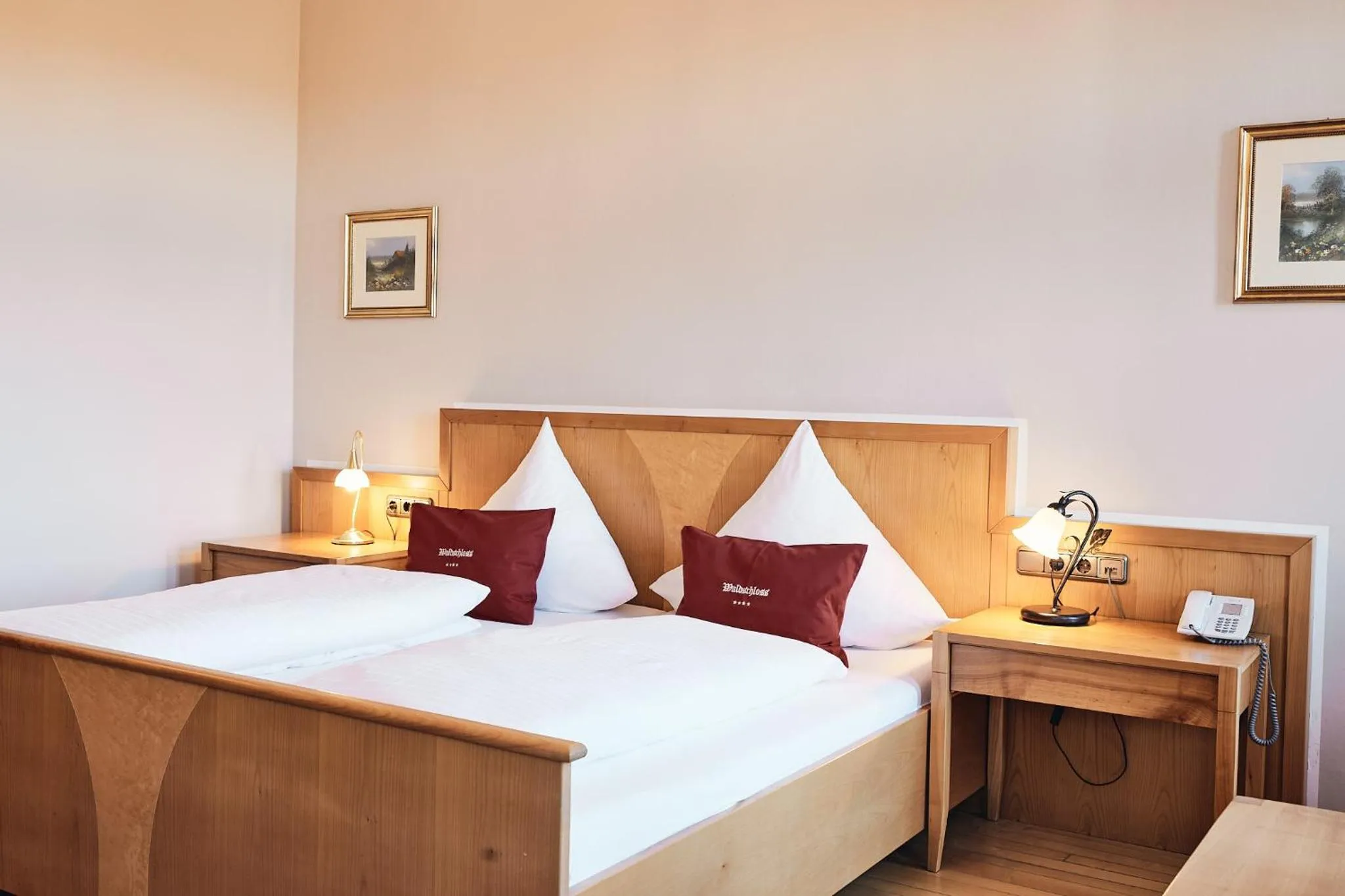 Bed in Hotel & Restaurant Waldschloss