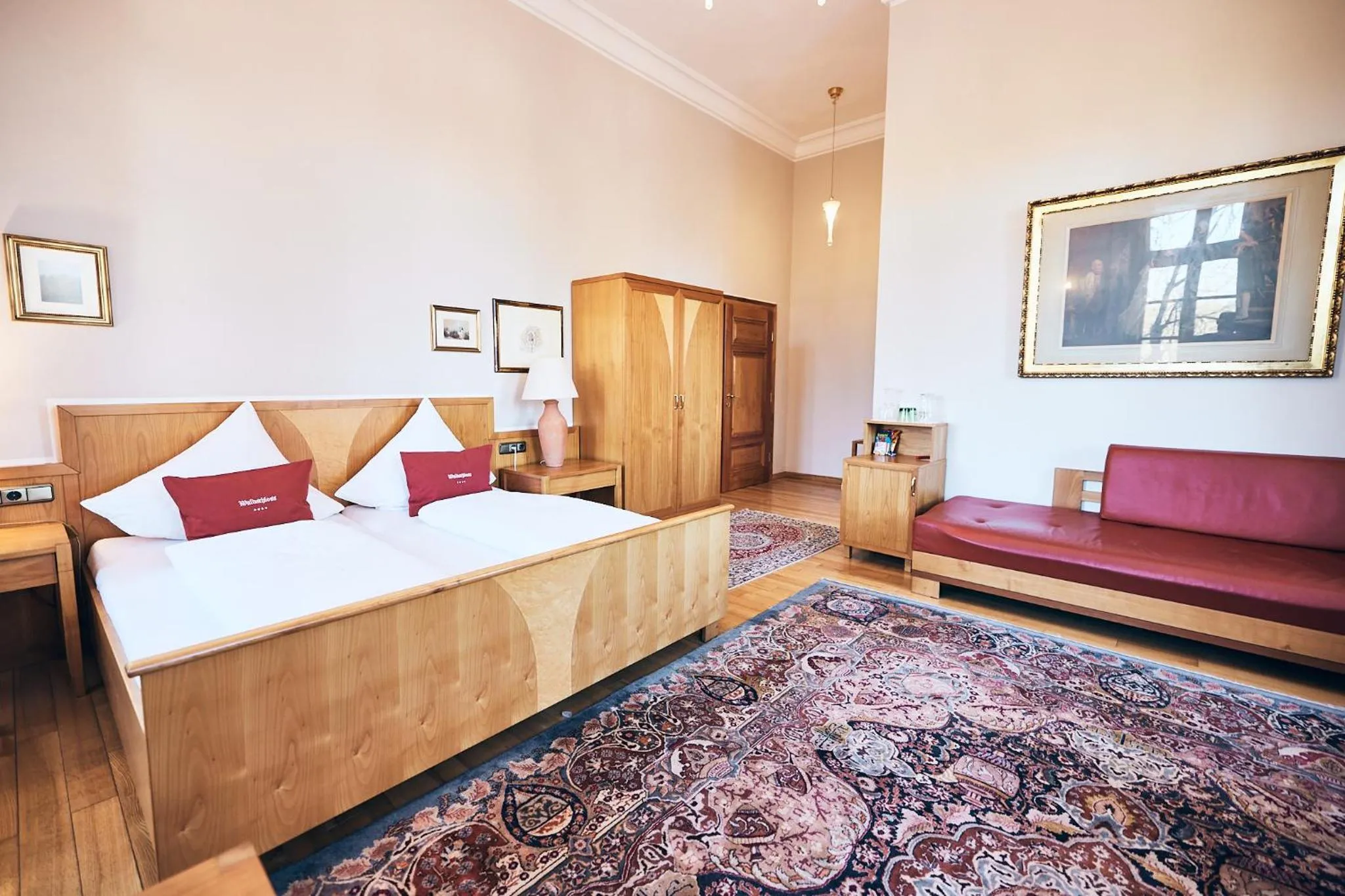 Bed in Hotel & Restaurant Waldschloss