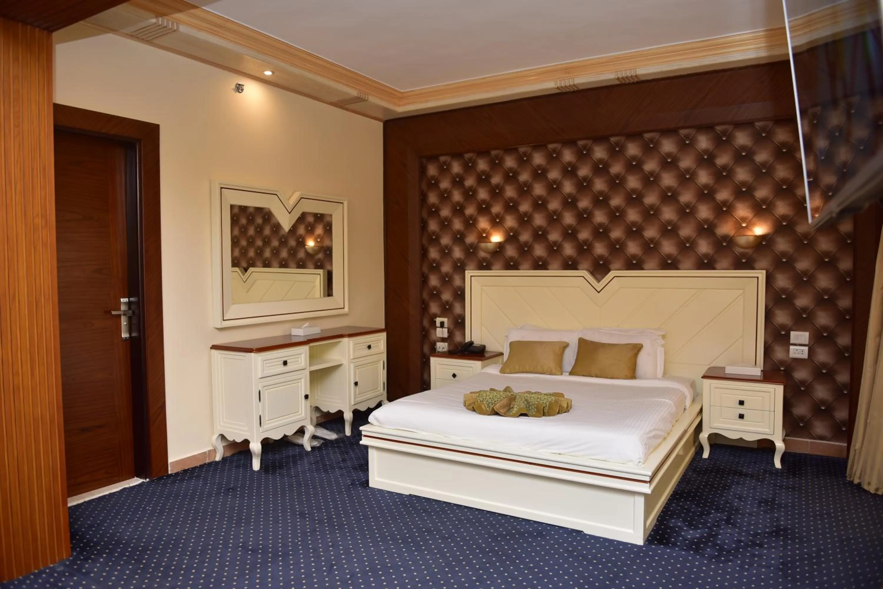 Bed in Tolip Family Club Borg El Arab