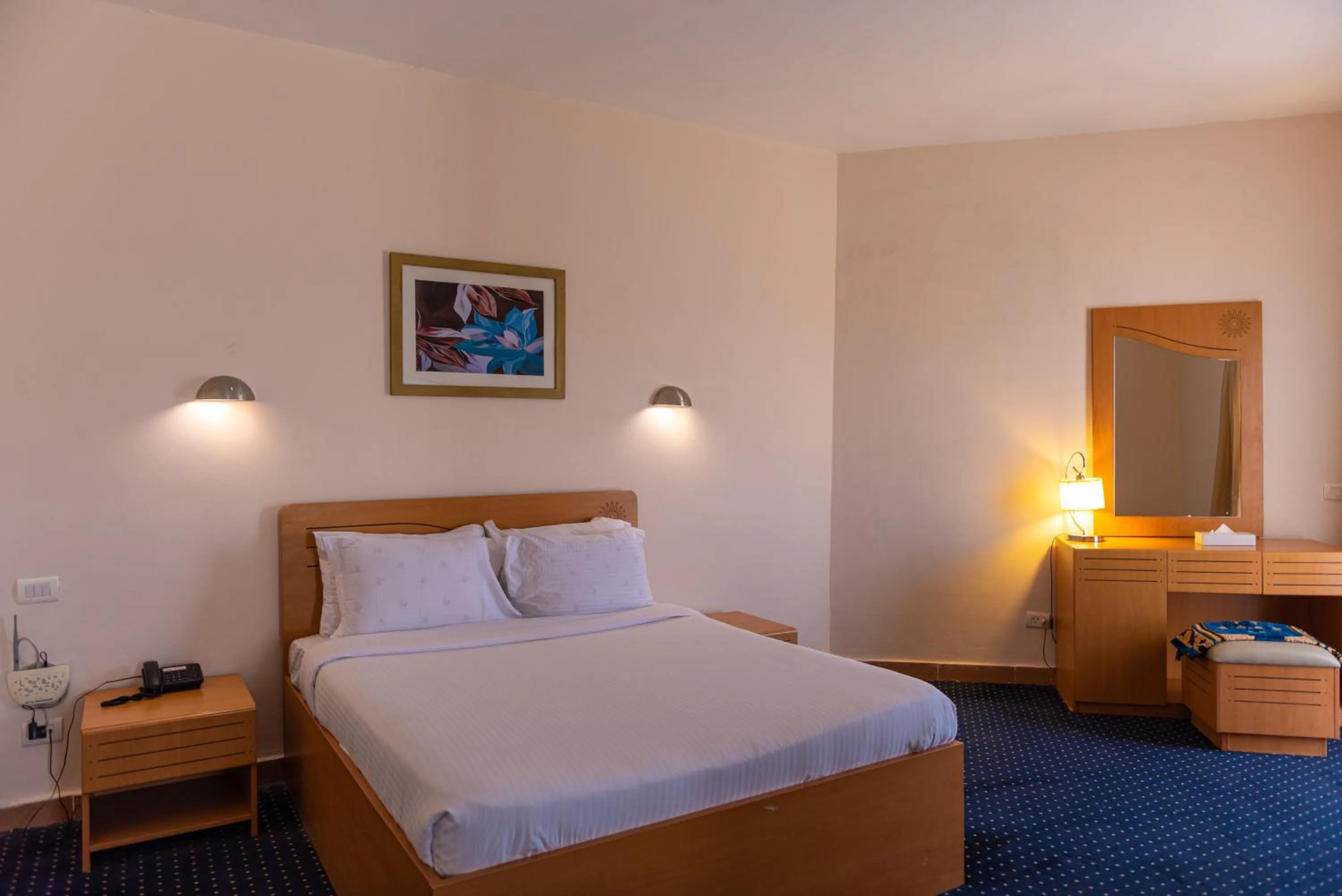 Bed in Tolip Family Club Borg El Arab