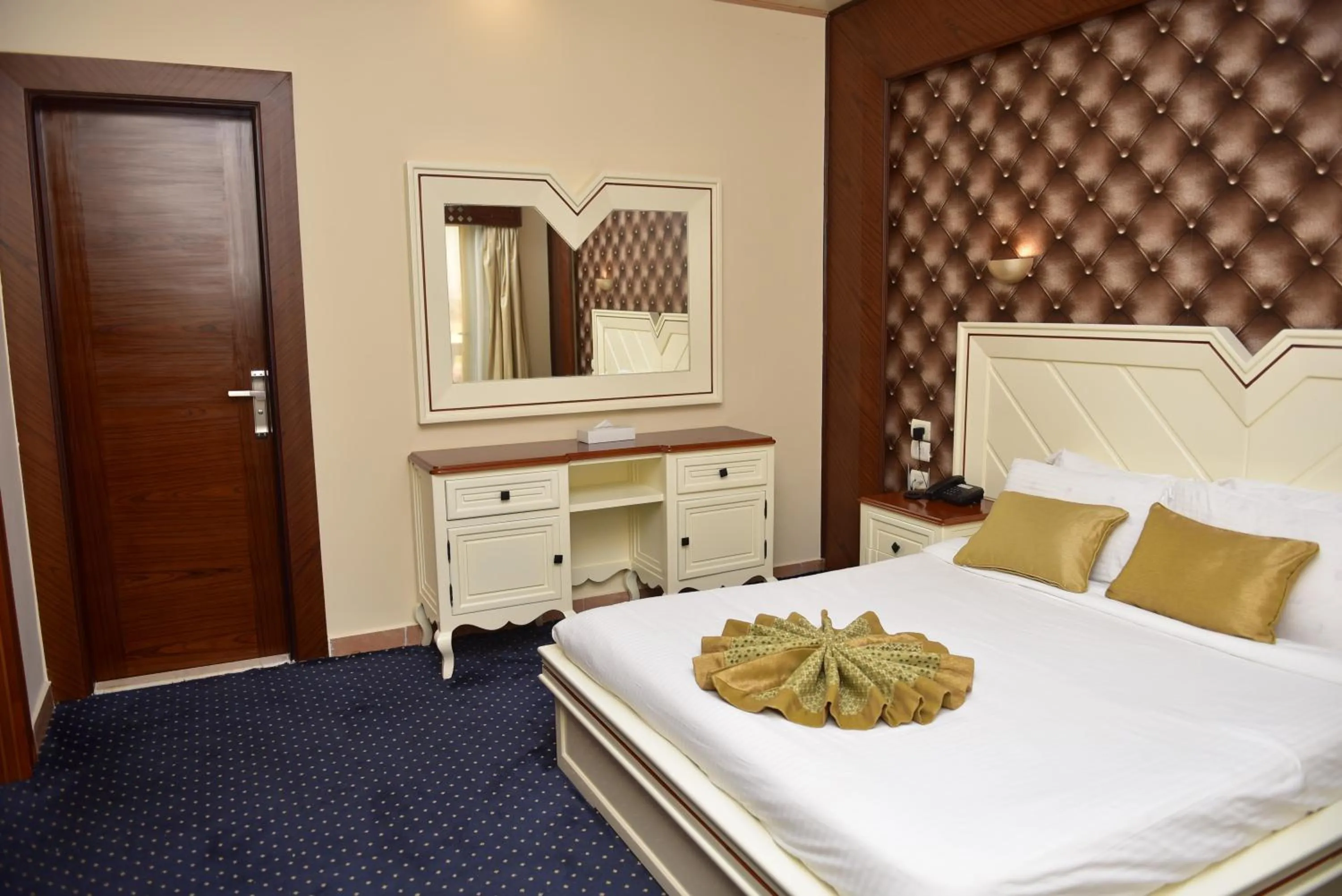 Bed in Tolip Family Club Borg El Arab