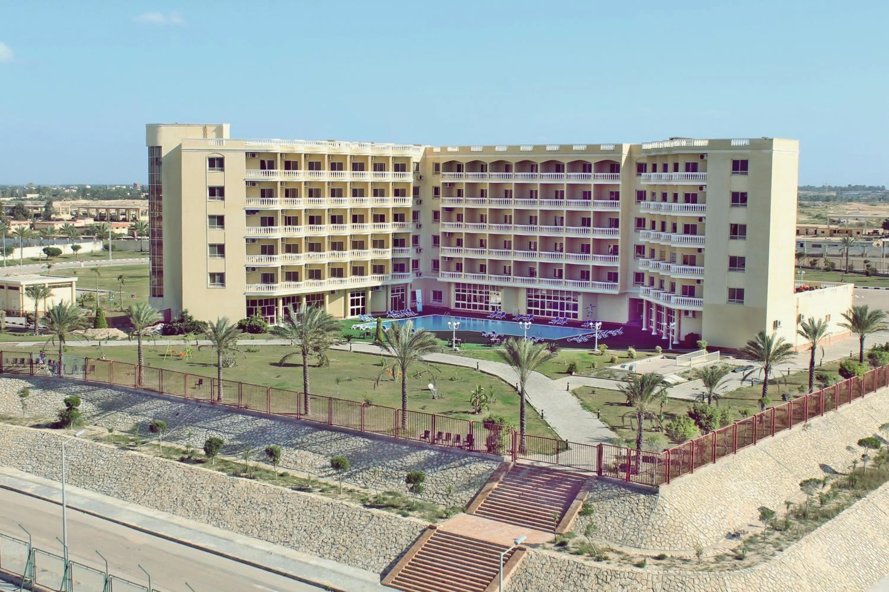 Facade/entrance in Tolip Family Club Borg El Arab