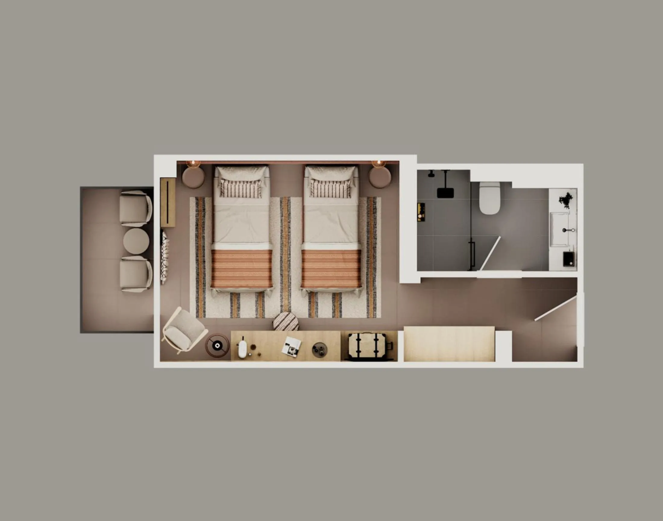 Photo of the whole room in Corendon Hydros Club Kemer