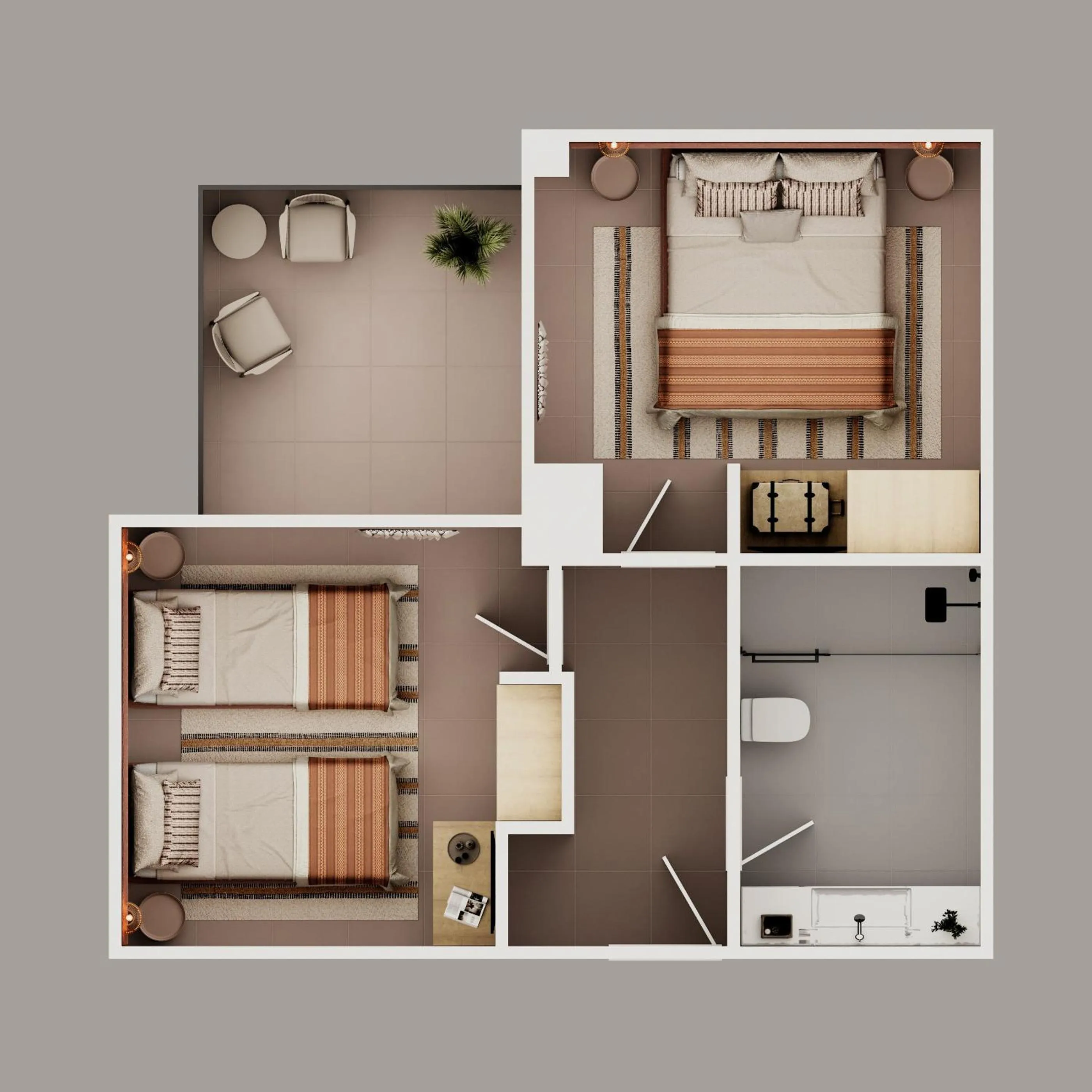 Photo of the whole room in Corendon Hydros Club Kemer