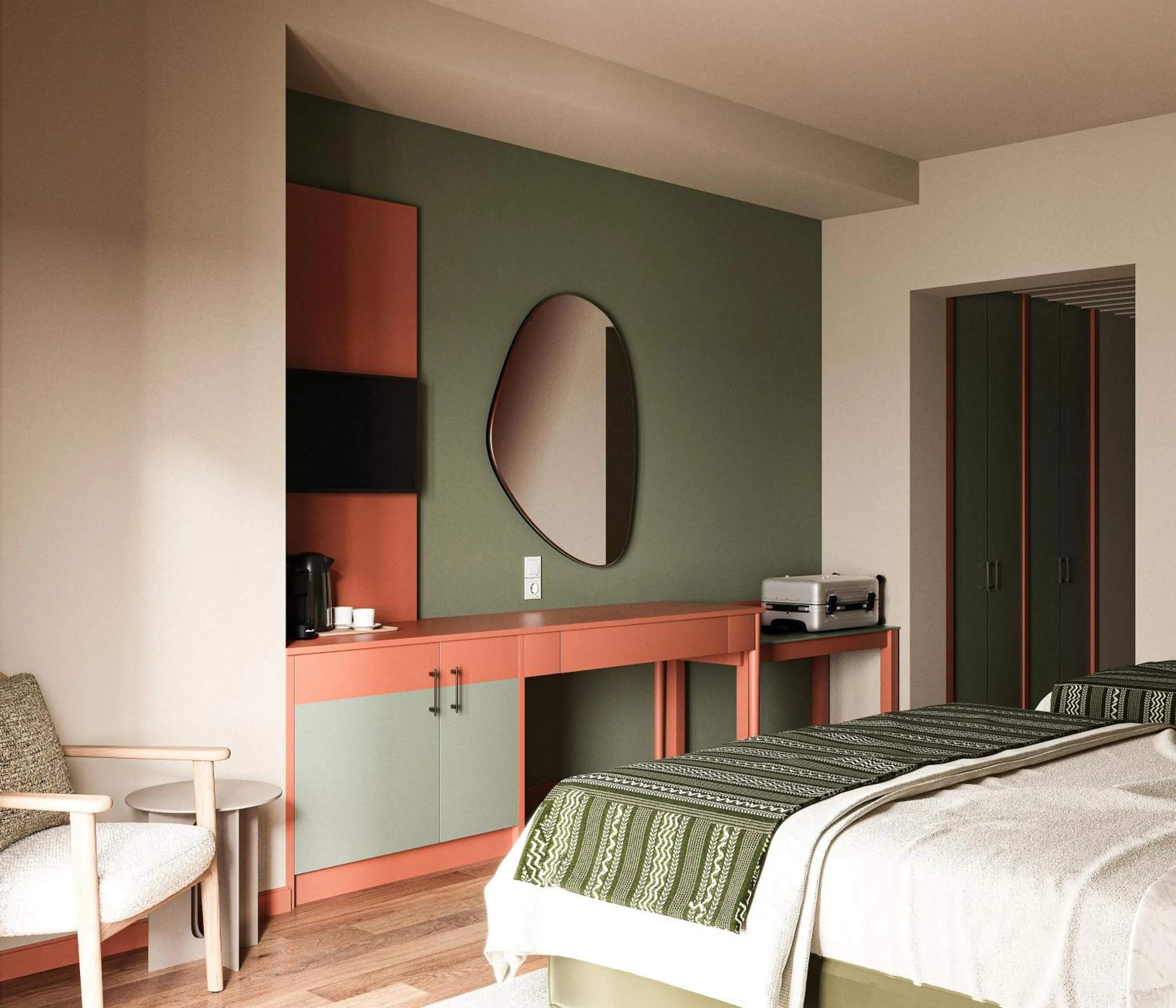 furniture, Bed in Corendon Hydros Club Kemer