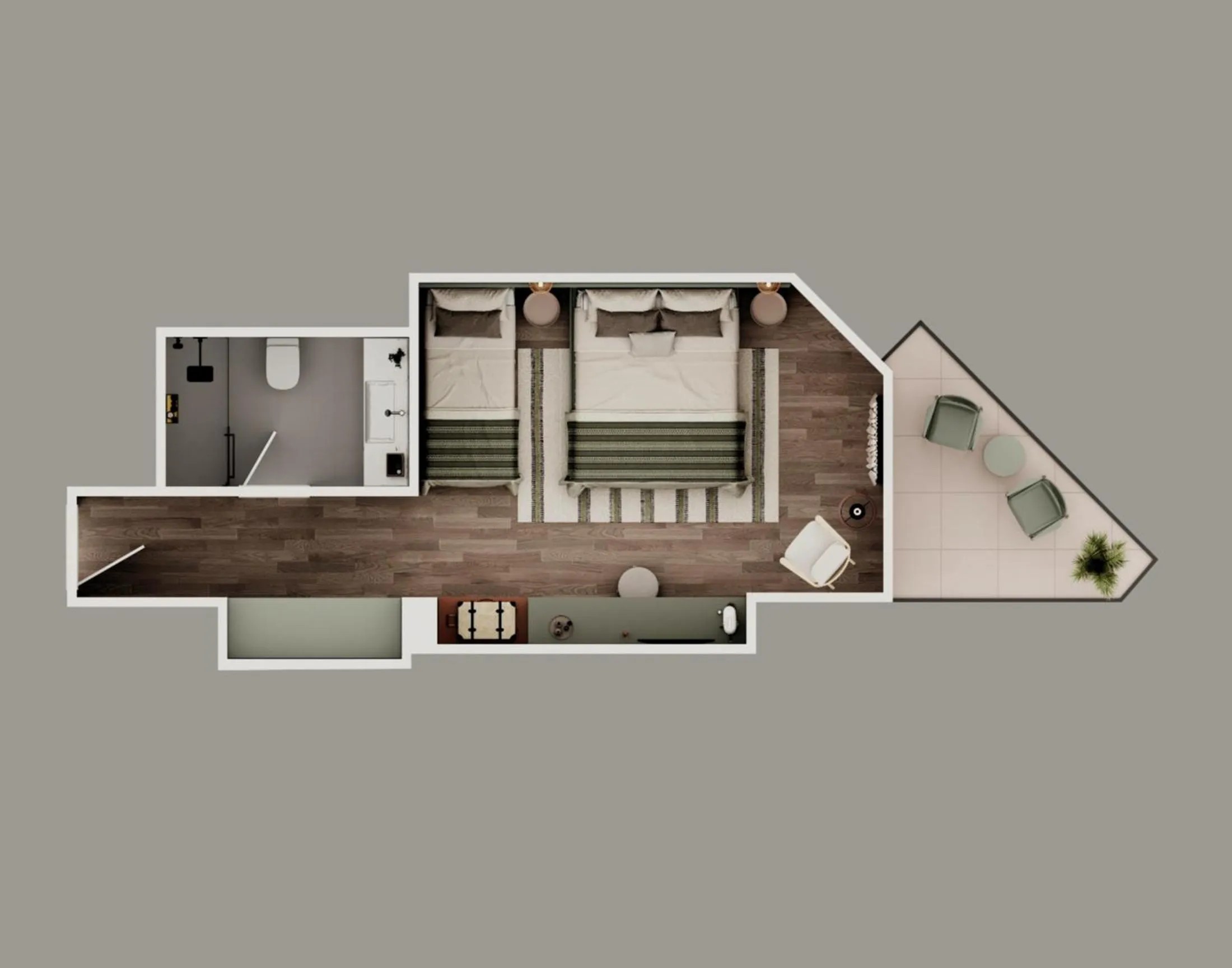 Photo of the whole room in Corendon Hydros Club Kemer