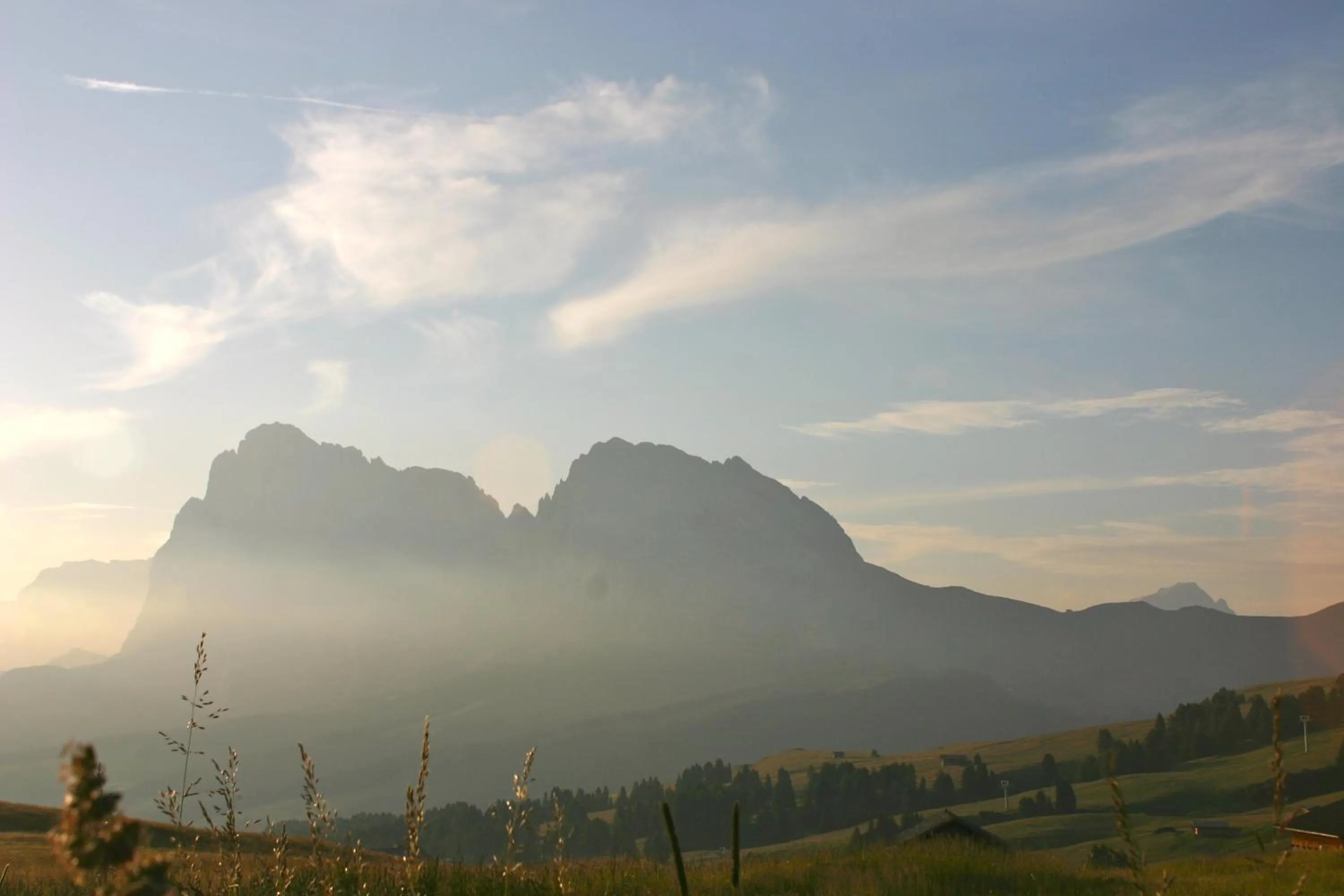 Natural landscape in Seiser Alm Plaza