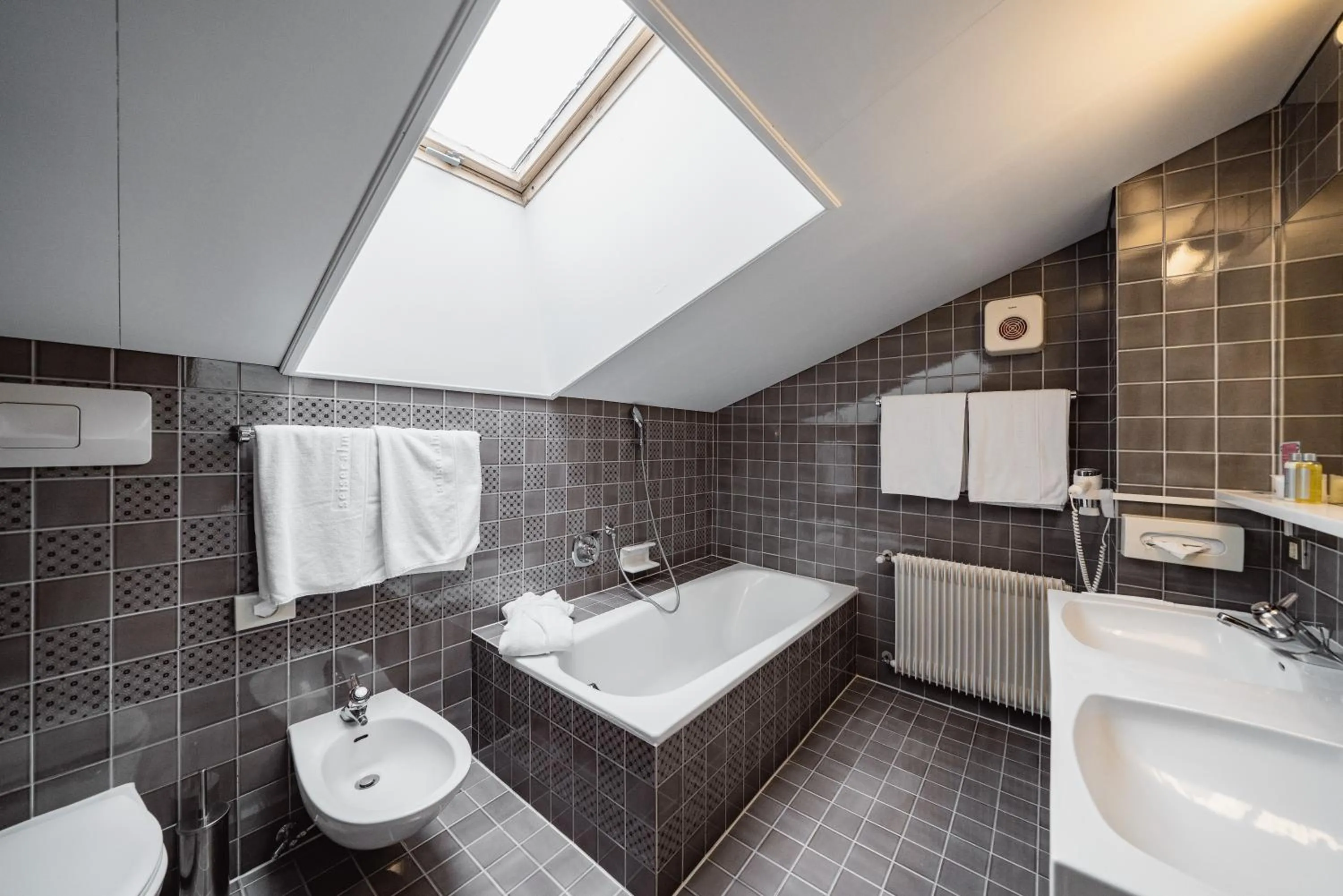 Bathroom in Seiser Alm Plaza