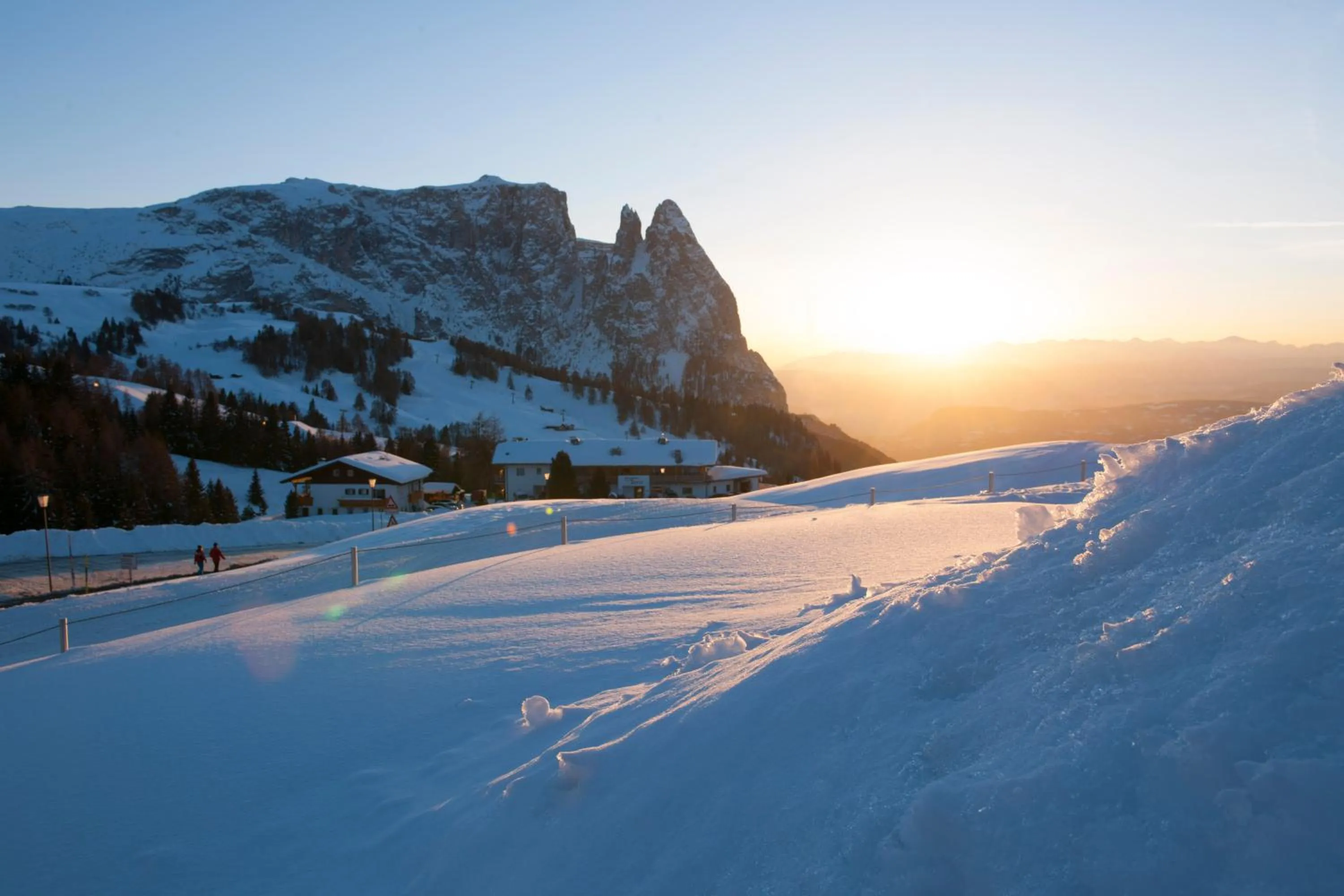Natural landscape in Seiser Alm Plaza