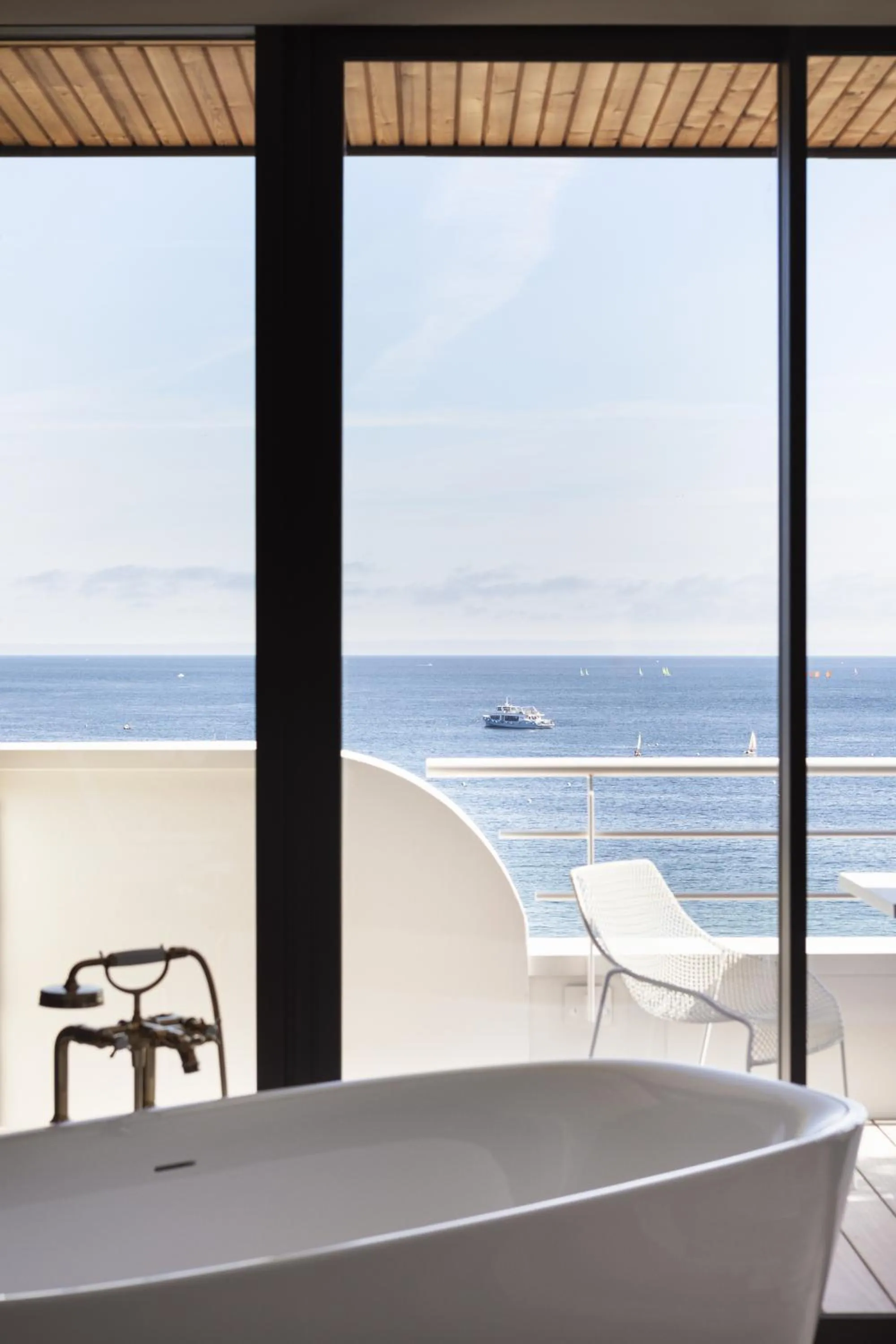 Balcony/Terrace in Grand Hôtel Perros-Guirec