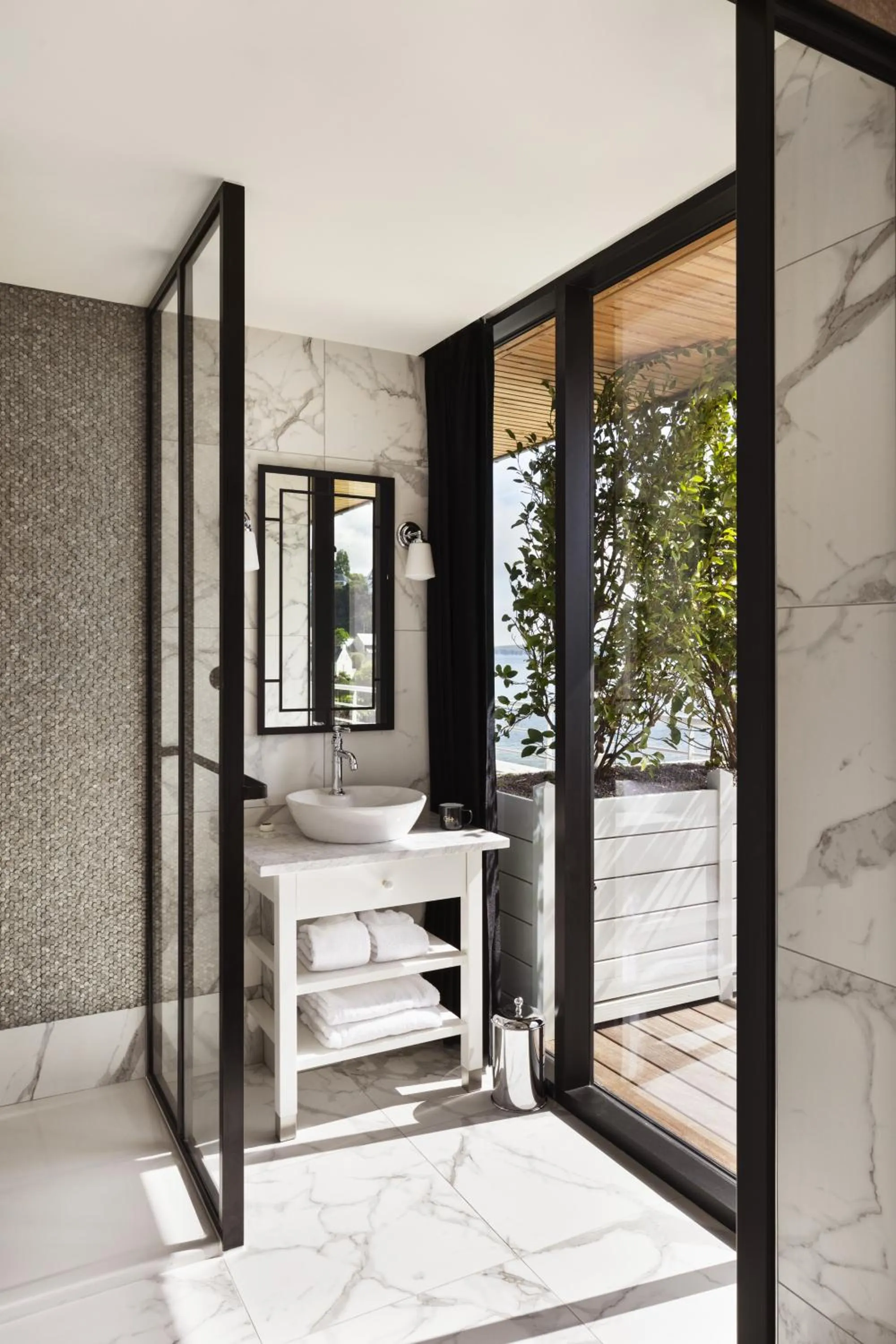 Bathroom in Grand Hôtel Perros-Guirec