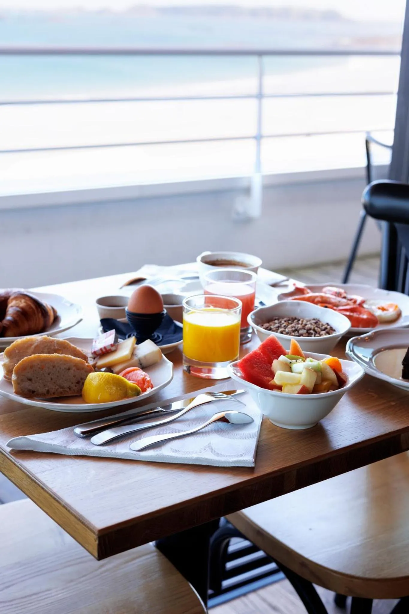 Breakfast in Grand Hôtel Perros-Guirec