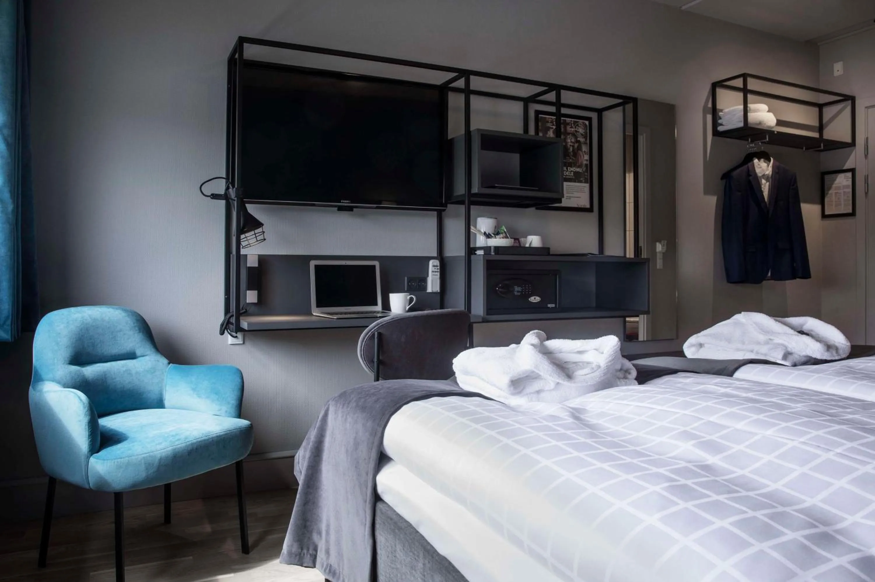 Bedroom, Bed in Scandic Odense