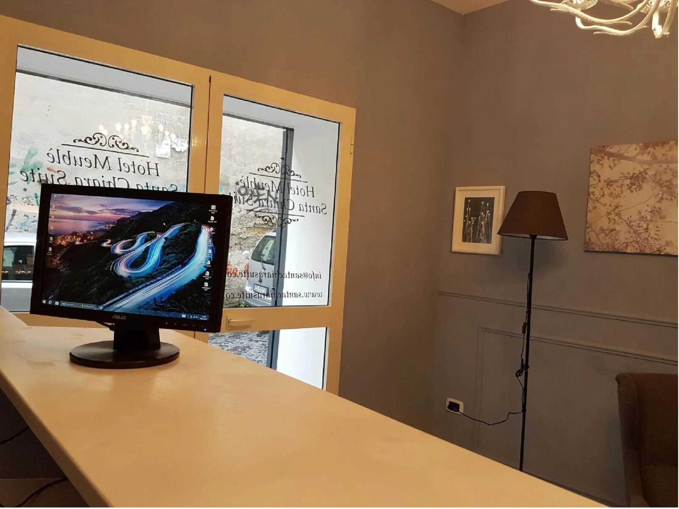 Lobby or reception in Hotel Meublè Santa Chiara Suite