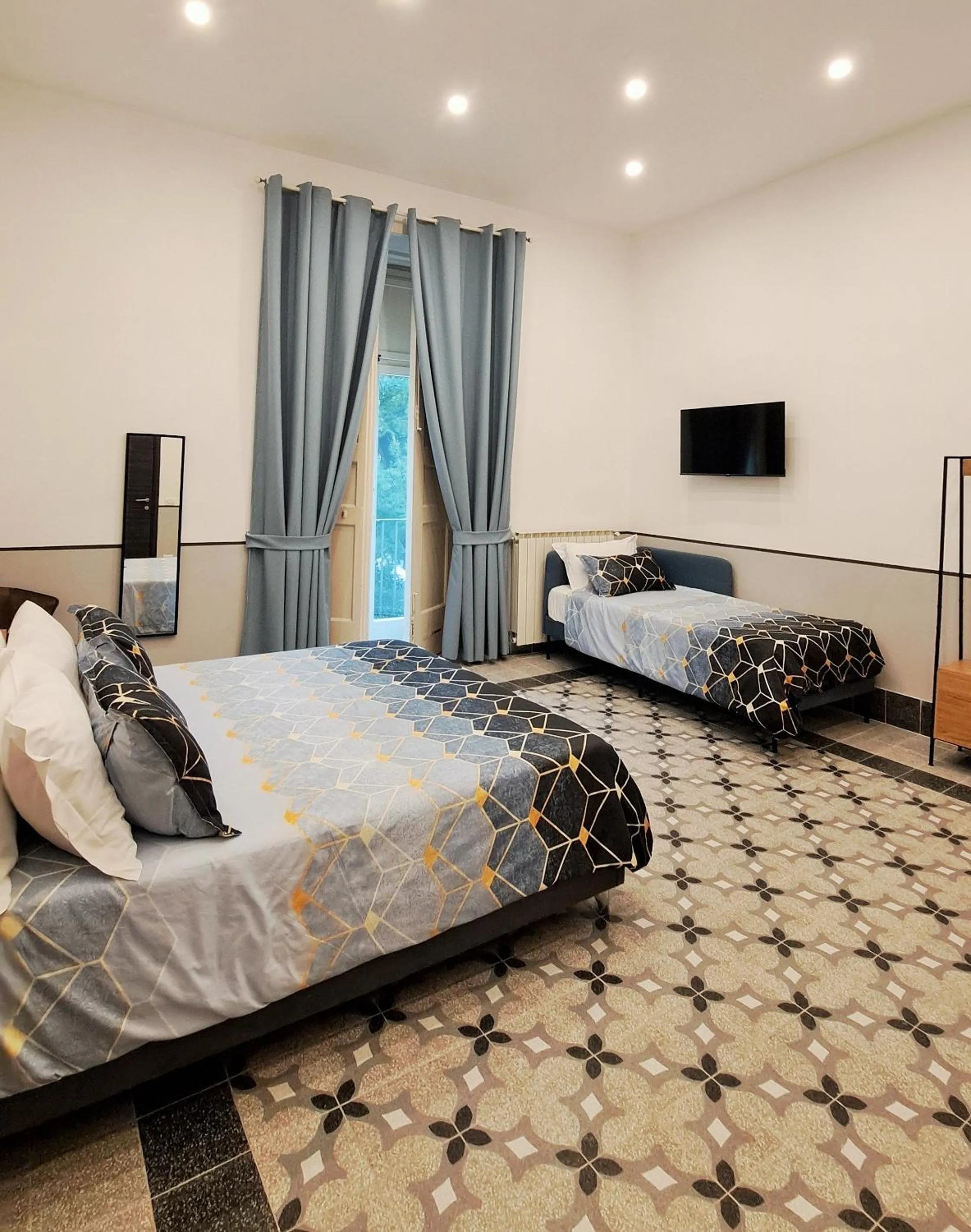 Bedroom, Bed in Hotel Meublè Santa Chiara Suite