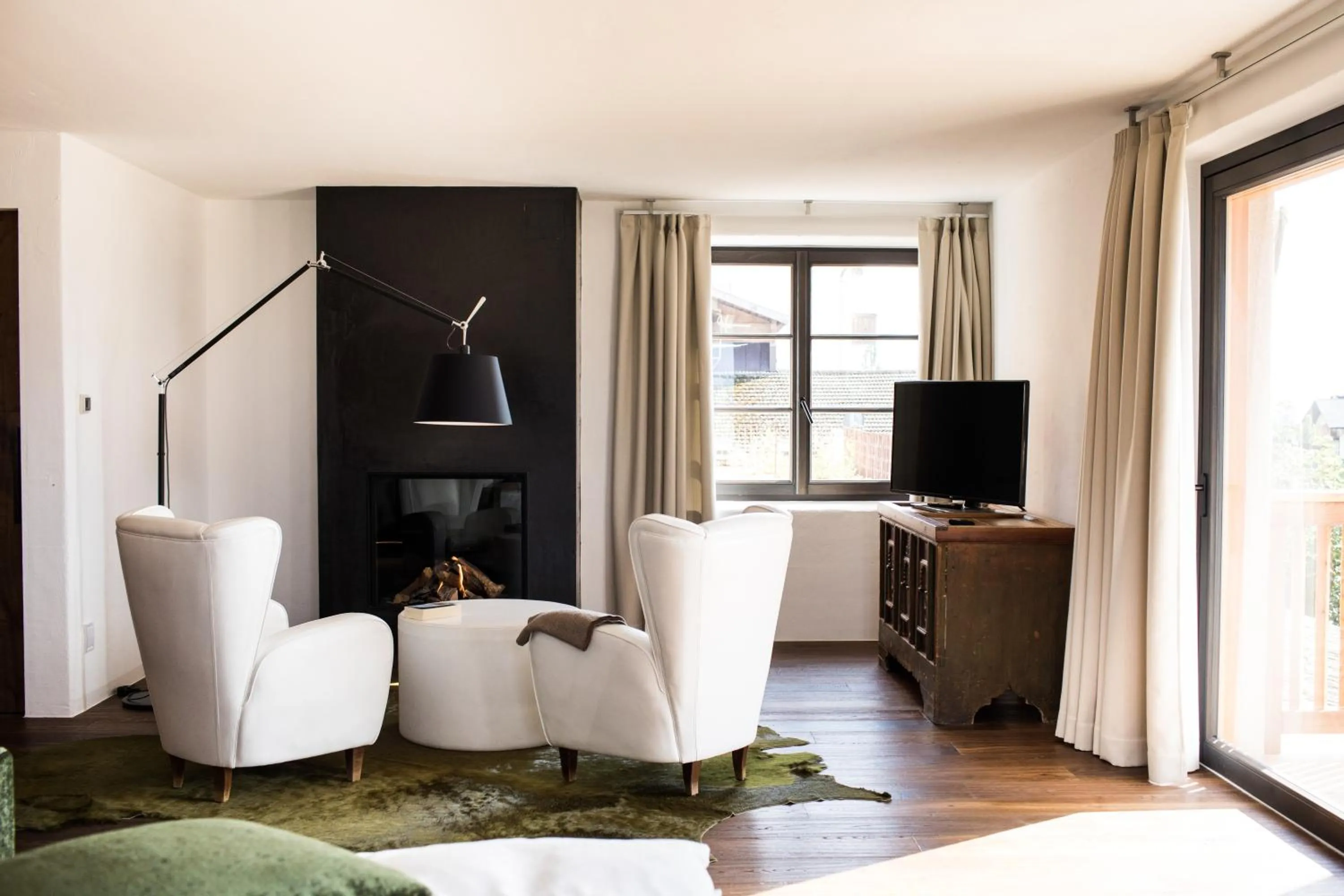 Seating area in Romantik Hotel Turm