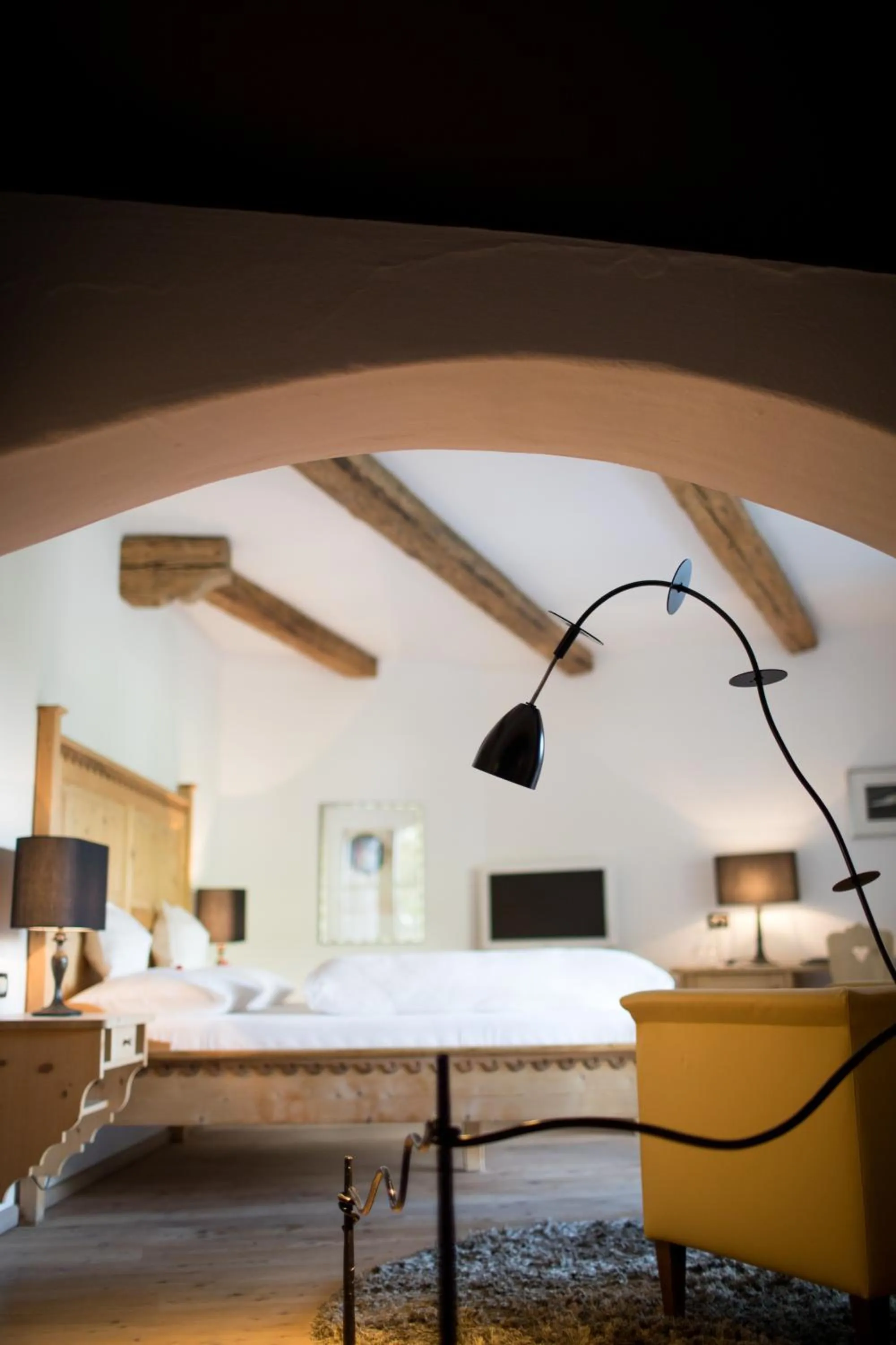 Bedroom, Bed in Romantik Hotel Turm