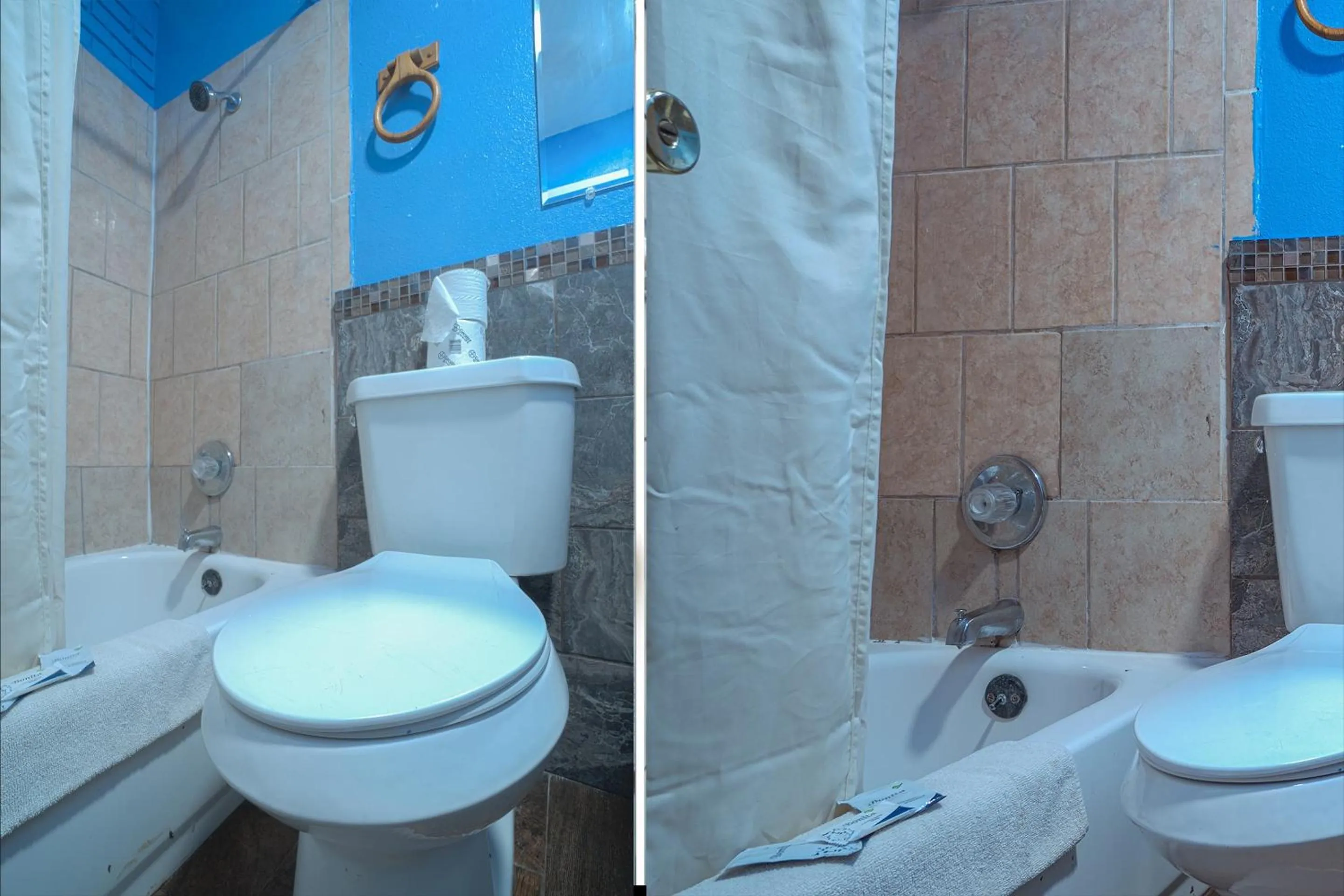 Bathroom in Monterrey Motel Padre Island, Corpus Christi BY OYO