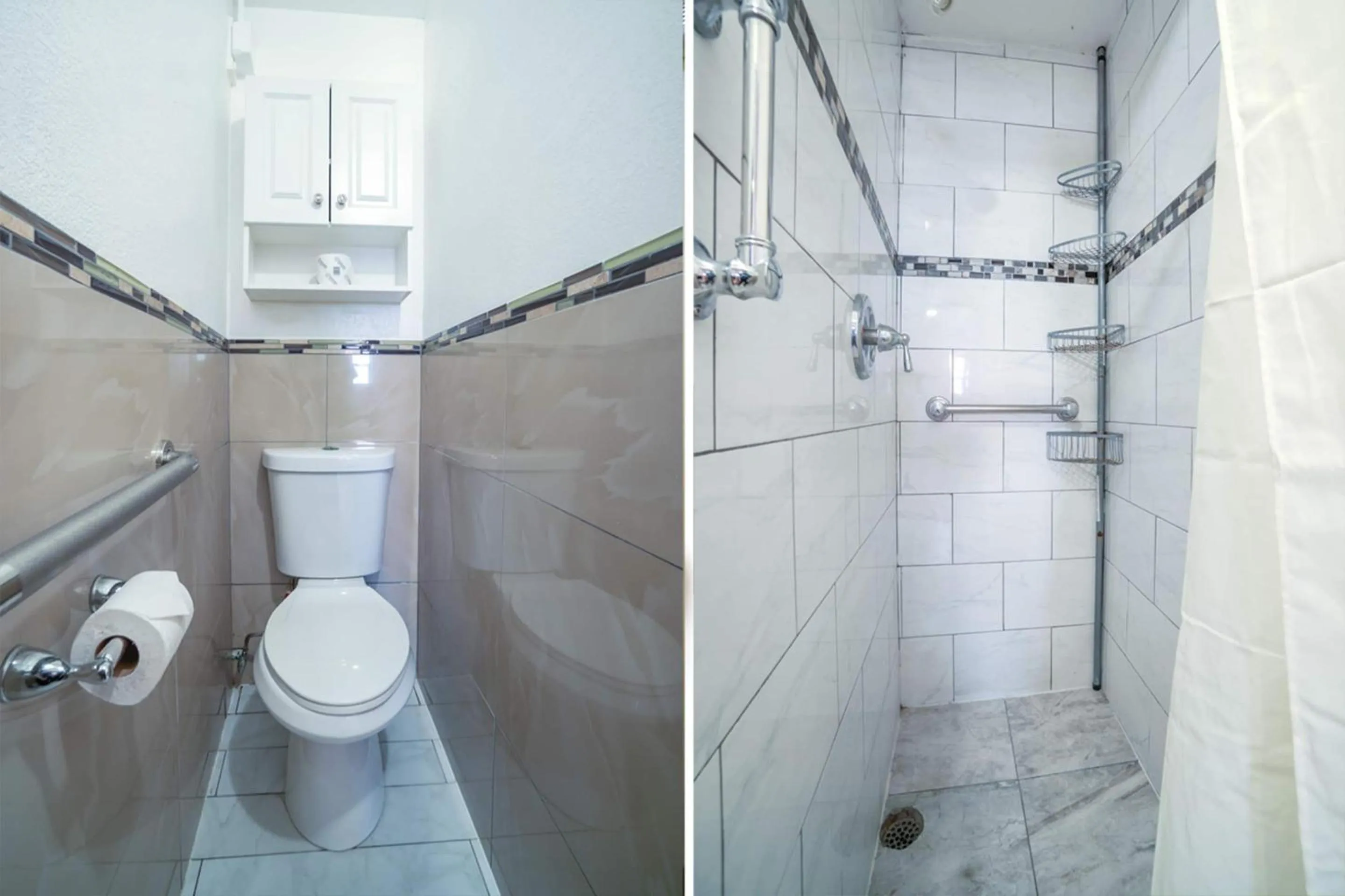 Bathroom in Monterrey Motel Padre Island, Corpus Christi BY OYO