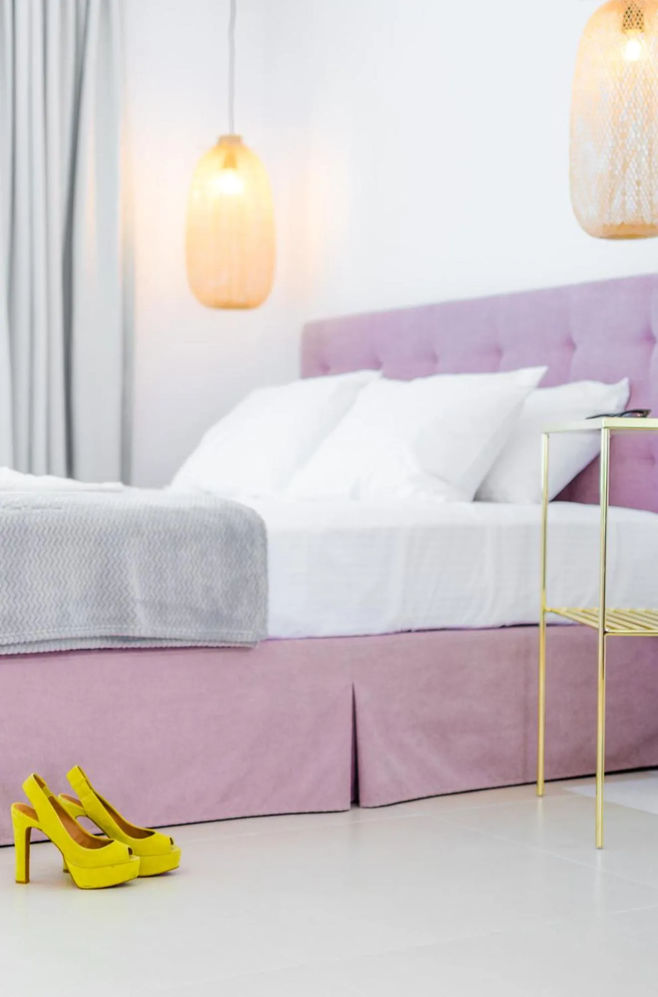 Bed in Malia Mare Hotel