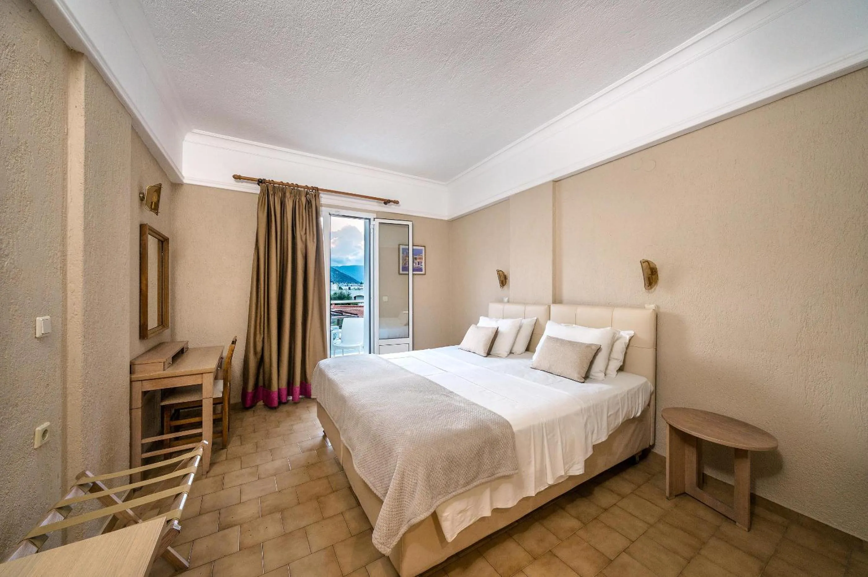 Bed in Malia Mare Hotel