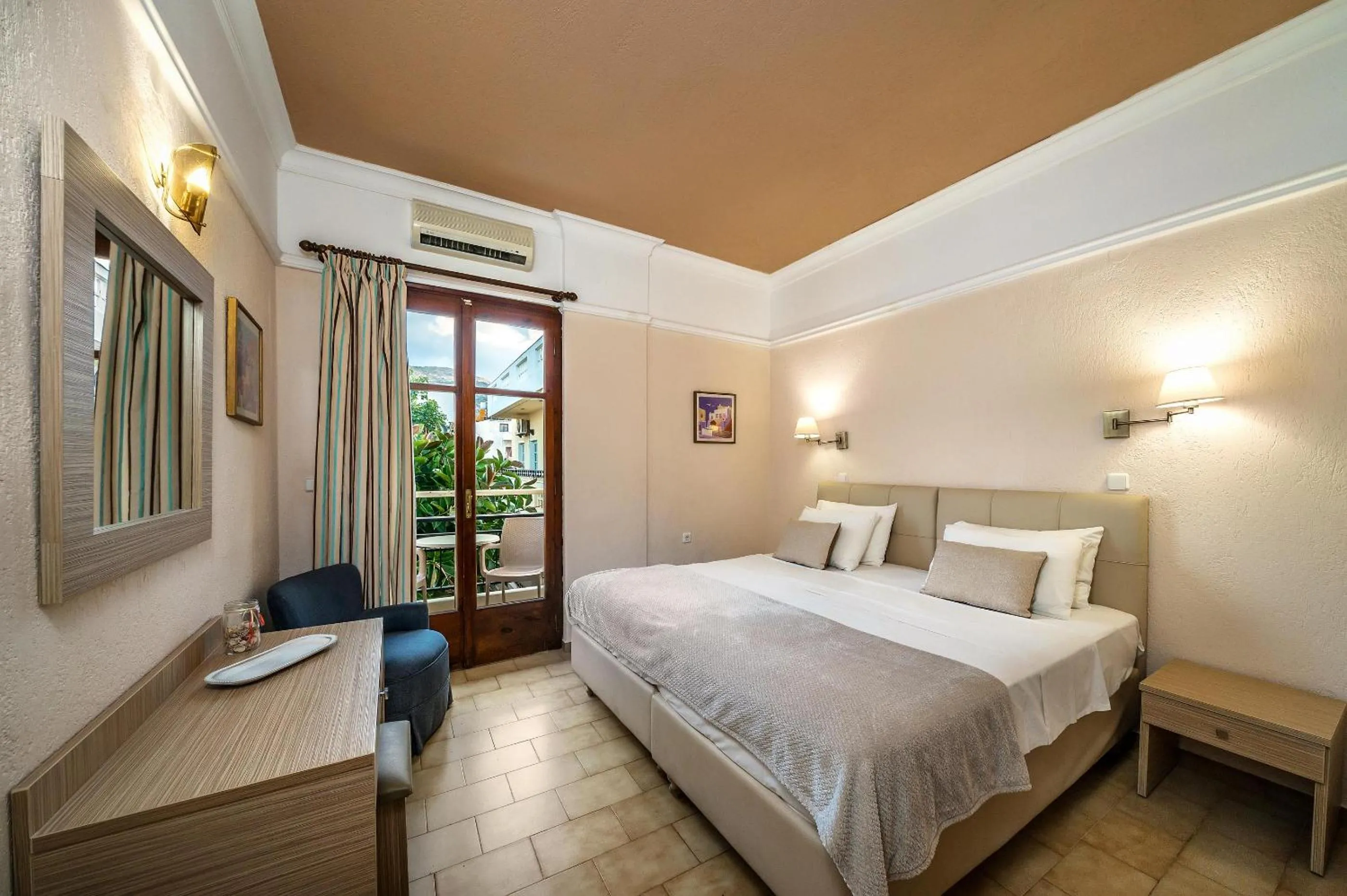 Bed in Malia Mare Hotel