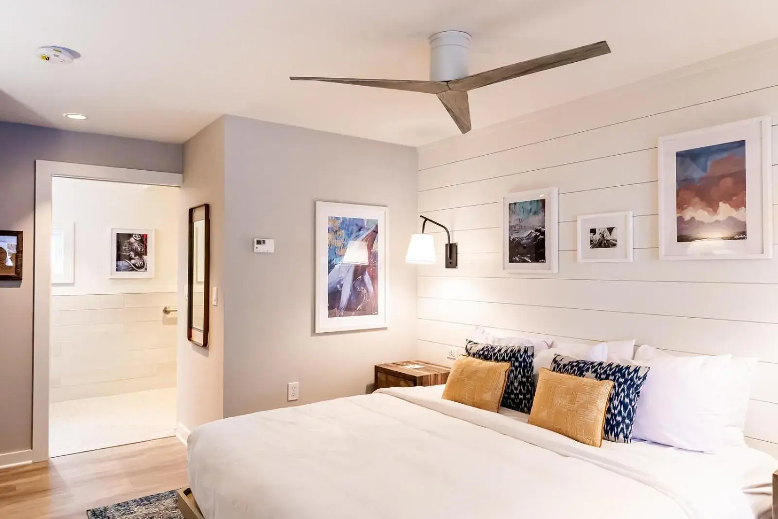 King Room with Roll-In Shower - Disability Access in Boarding House Cape May King Room with Roll-In Shower - Disability Access in Boarding House Cape May