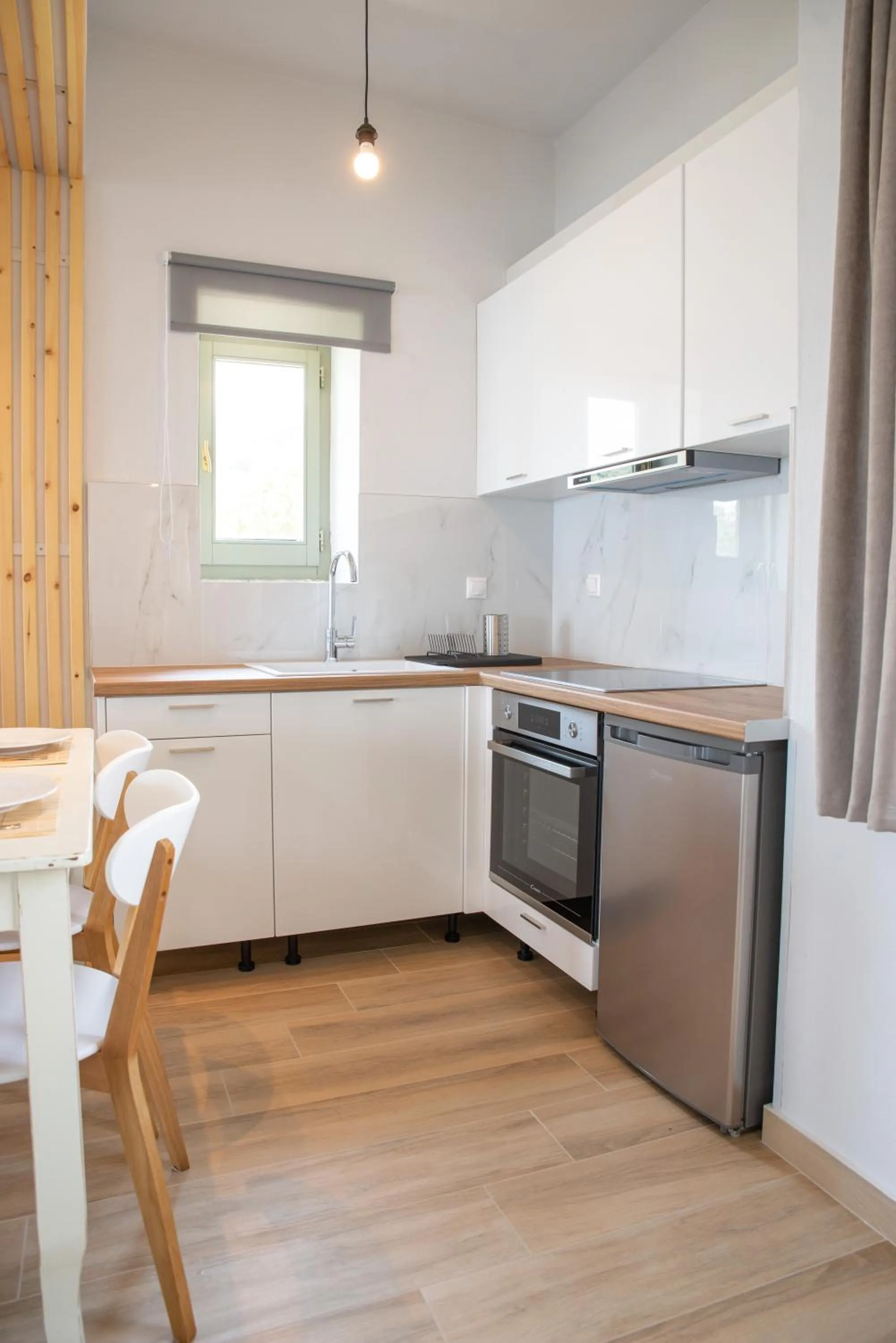 Kitchen or kitchenette in Marabou Hotel Chorefto