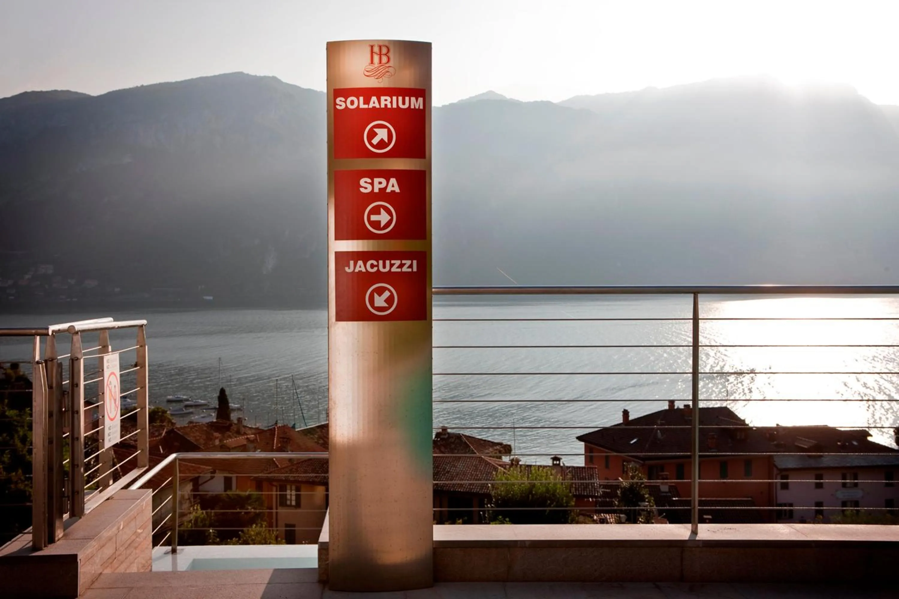 Open Air Bath in Hotel Belvedere