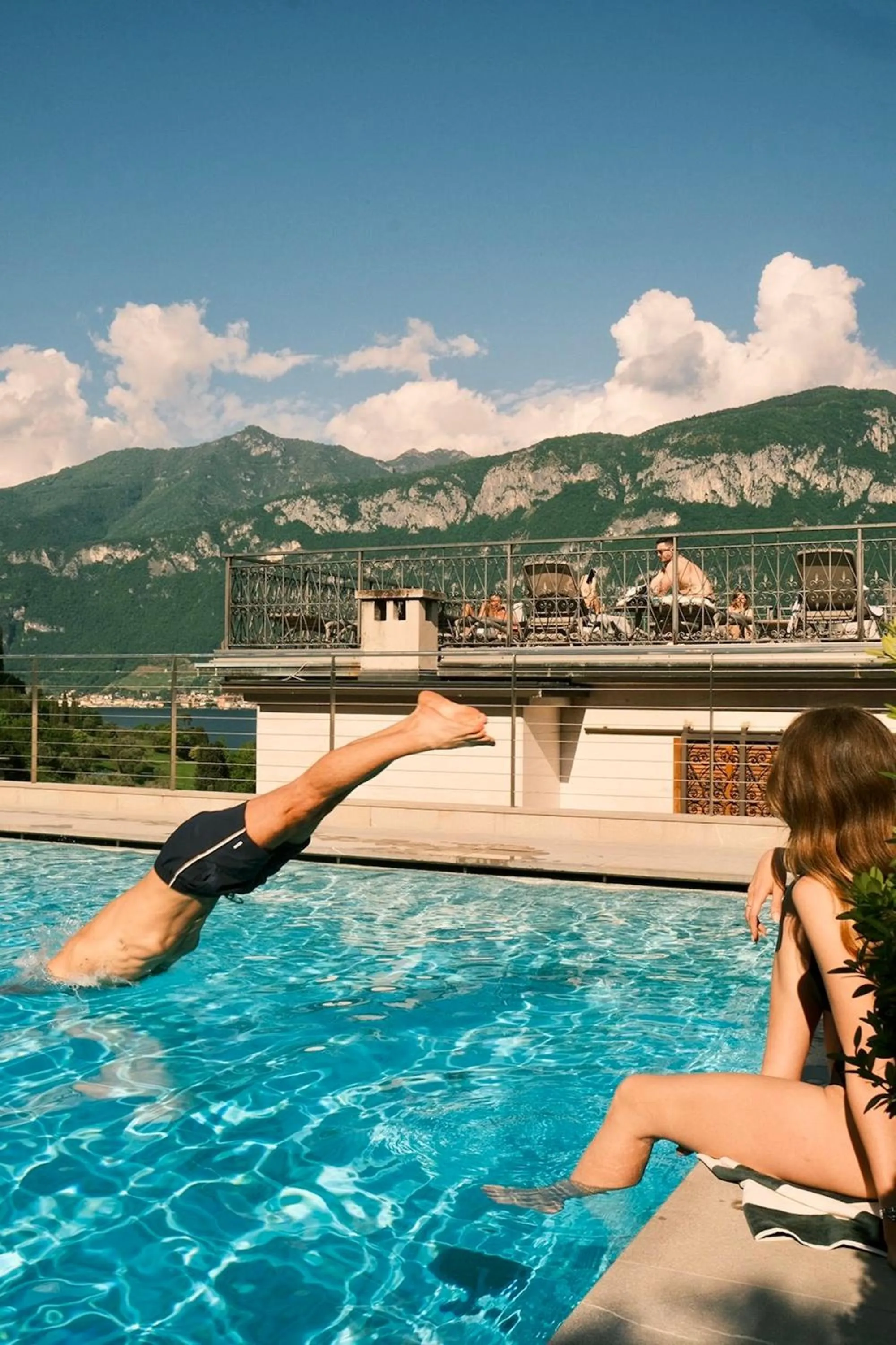 Swimming pool in Hotel Belvedere