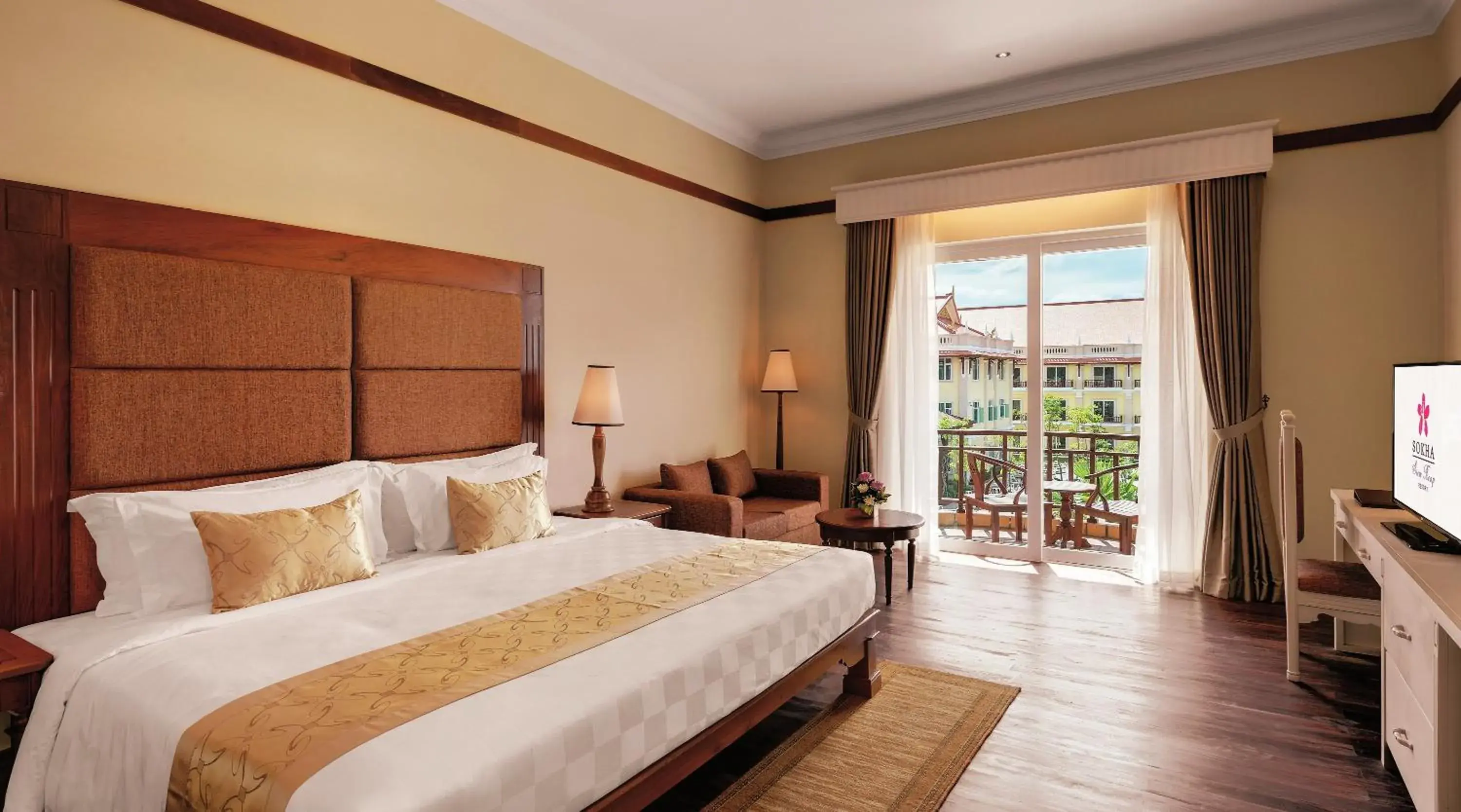 Deluxe Double Pool View in Sokha Siem Reap Resort & Convention Center Deluxe Double Pool View in Sokha Siem Reap Resort & Convention Center