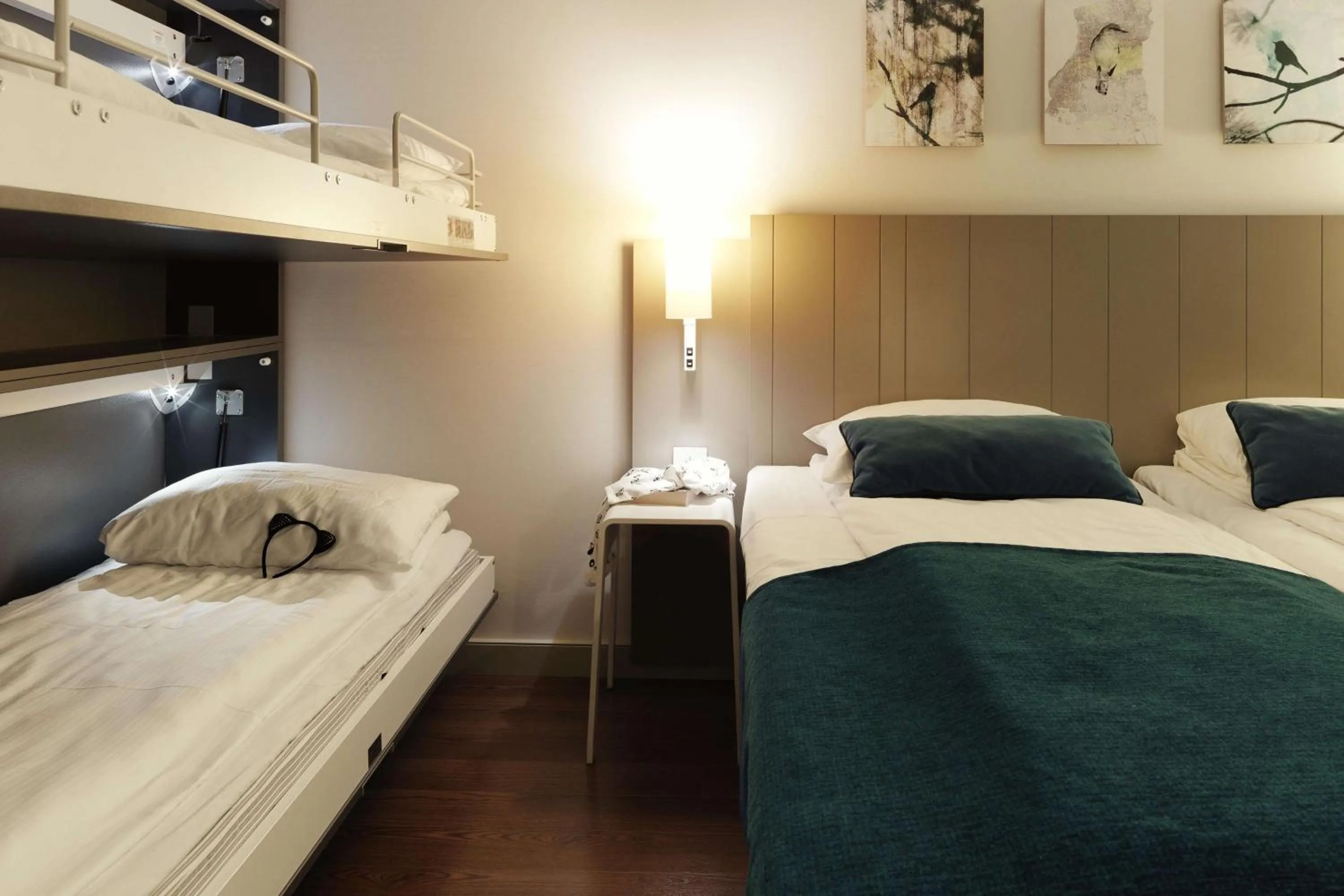 Bedroom, Bed in Scandic Oslo Airport