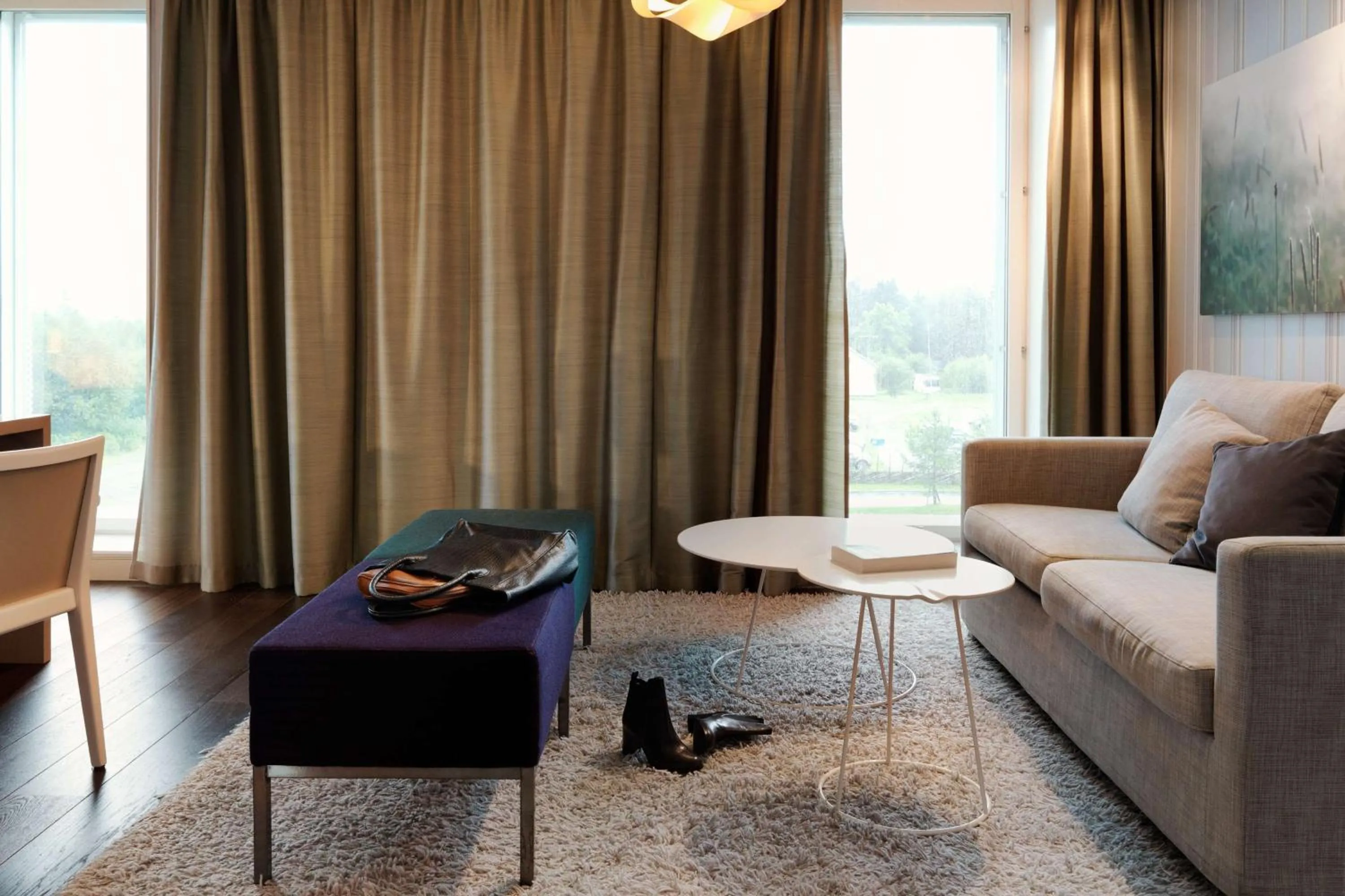 Bedroom in Scandic Oslo Airport