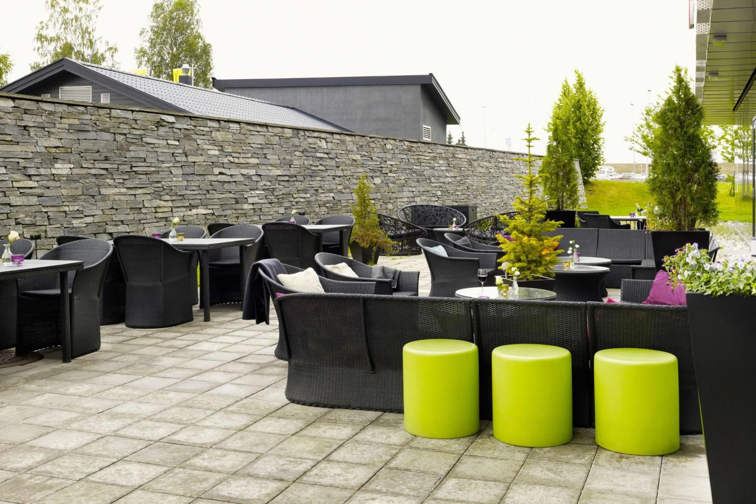 Patio in Scandic Oslo Airport