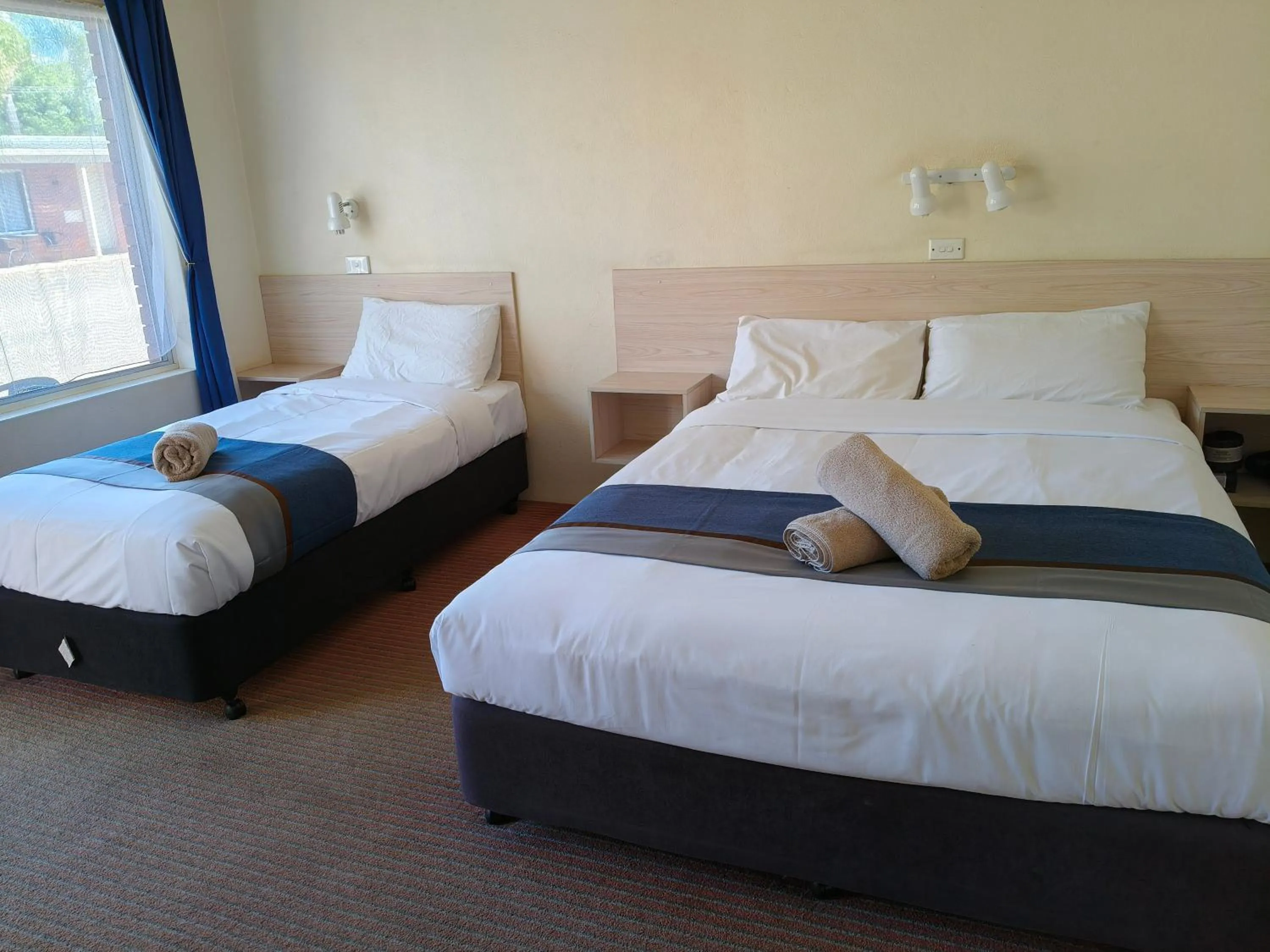 Bed in Red Chief Motel