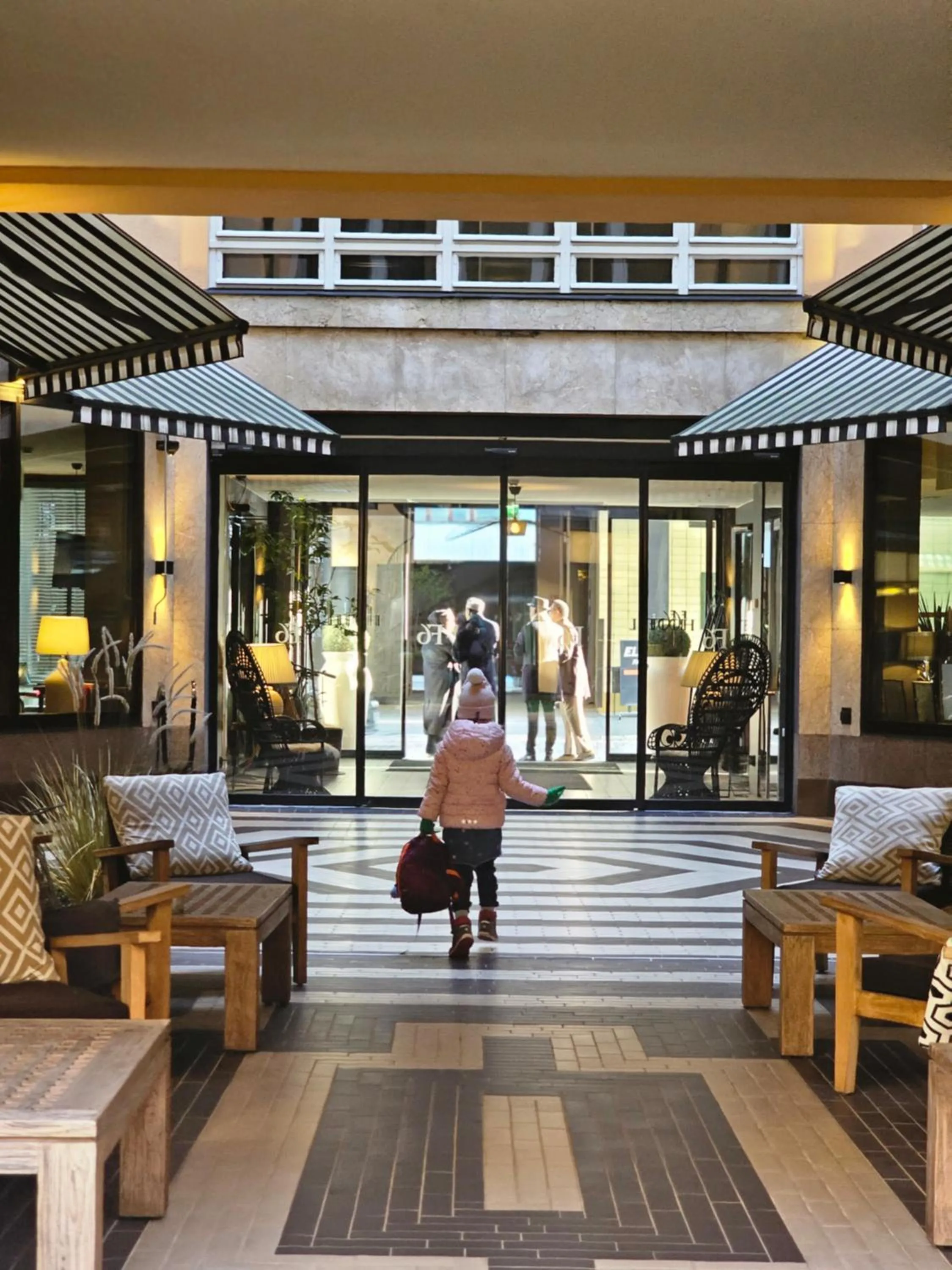 Quiet street view in Hotel F6