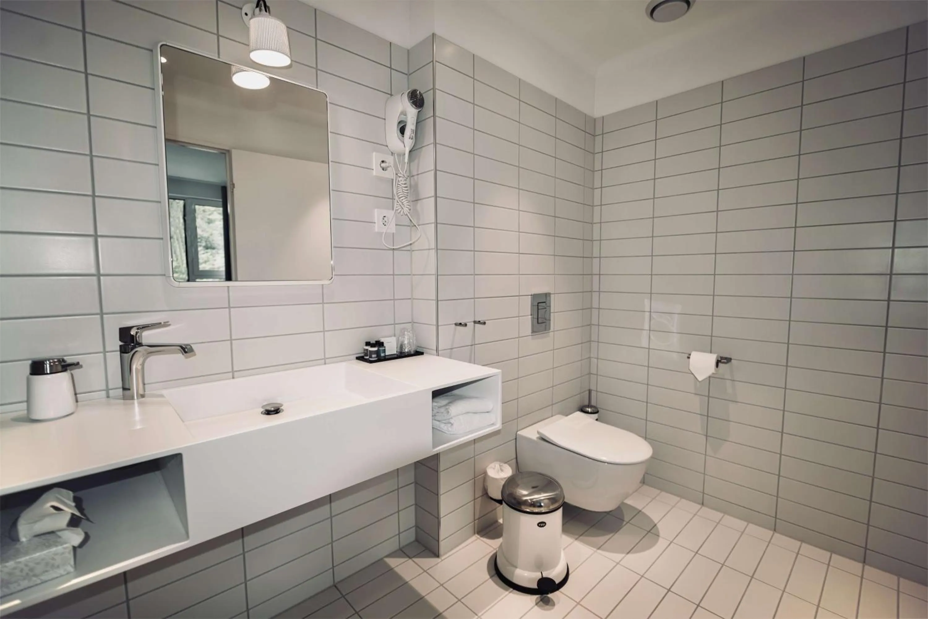 Bathroom in Scandic Parken