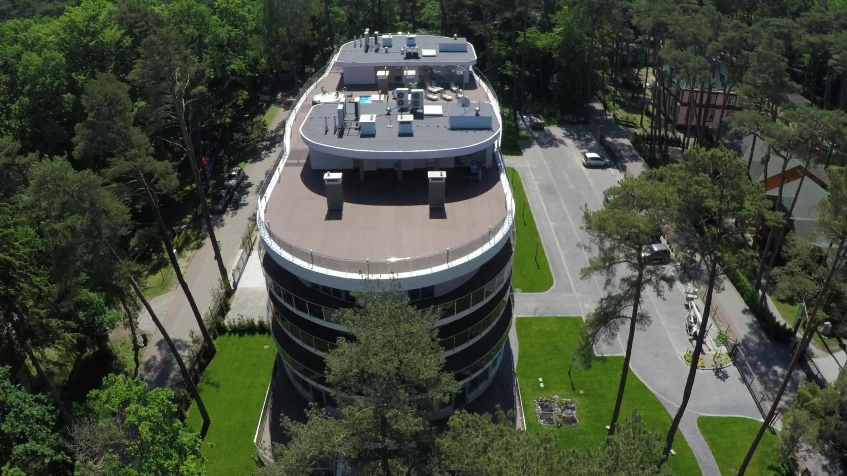 Bird's eye view in Grand Kapitan Medi Spa - POKOJE OZONOWANE