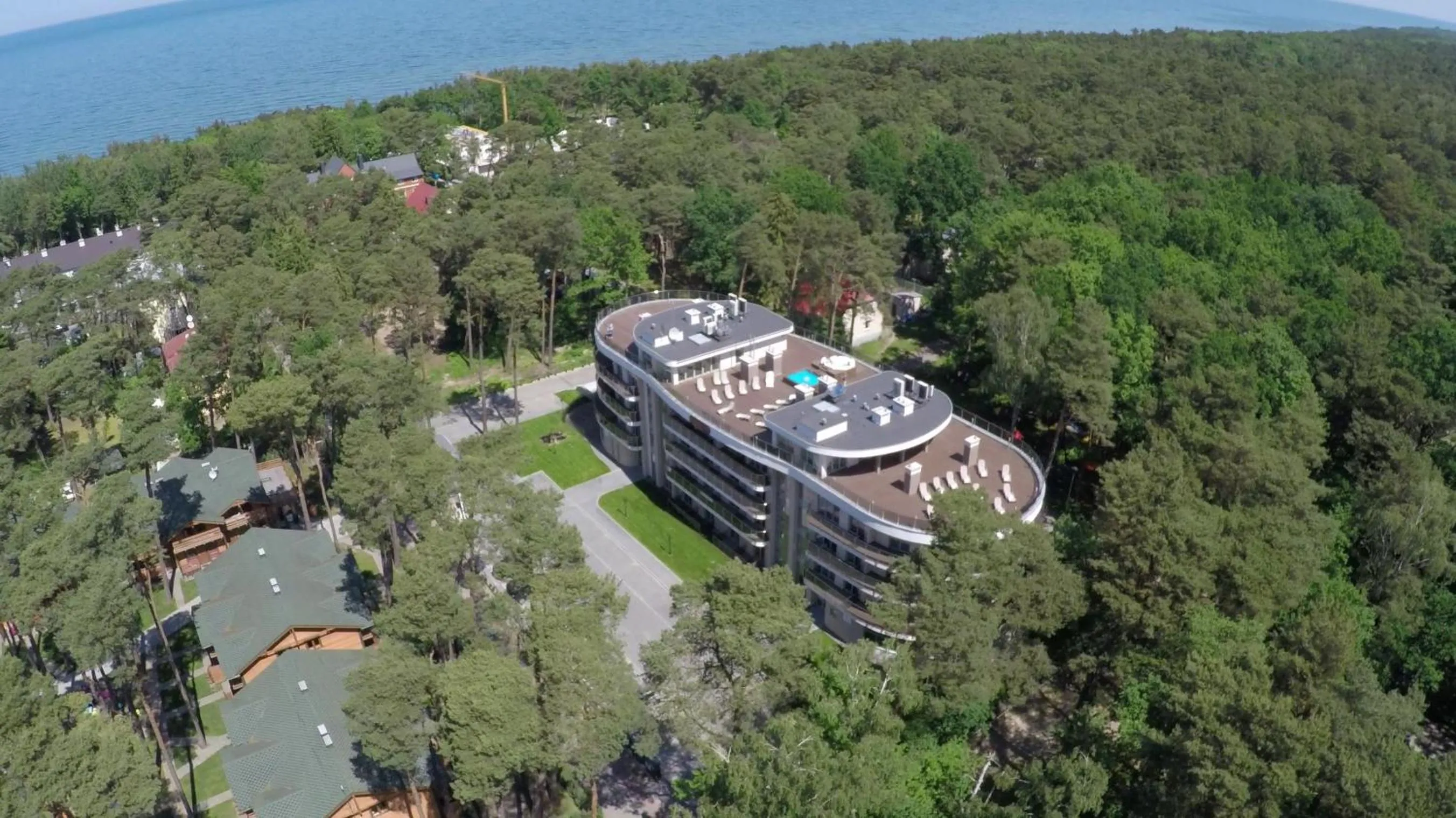 Bird's eye view in Grand Kapitan Medi Spa - POKOJE OZONOWANE